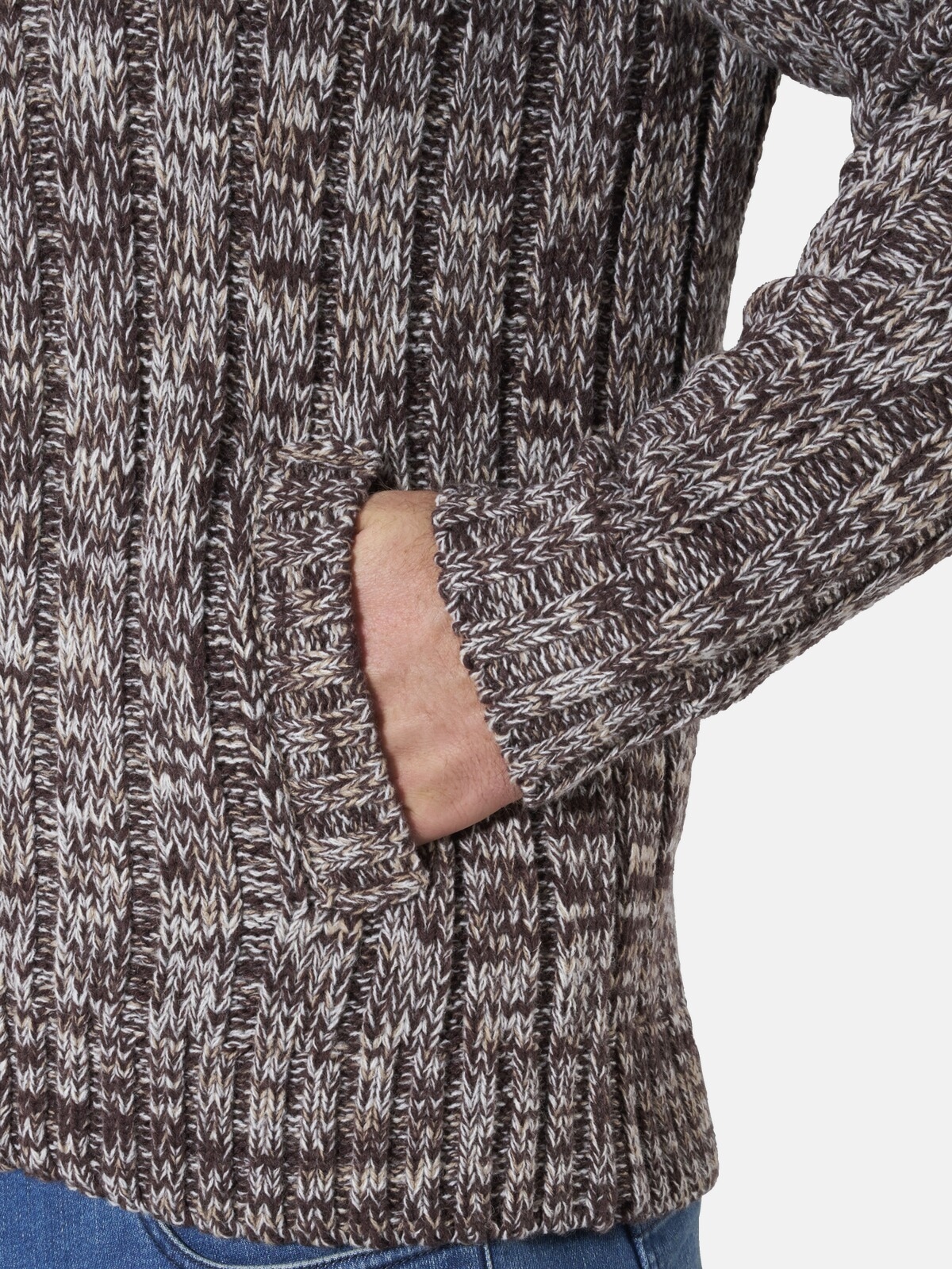 Jan Vanderstorm Kapuzenstrickjacke »Outdoor Strickjacke EIRBORG«