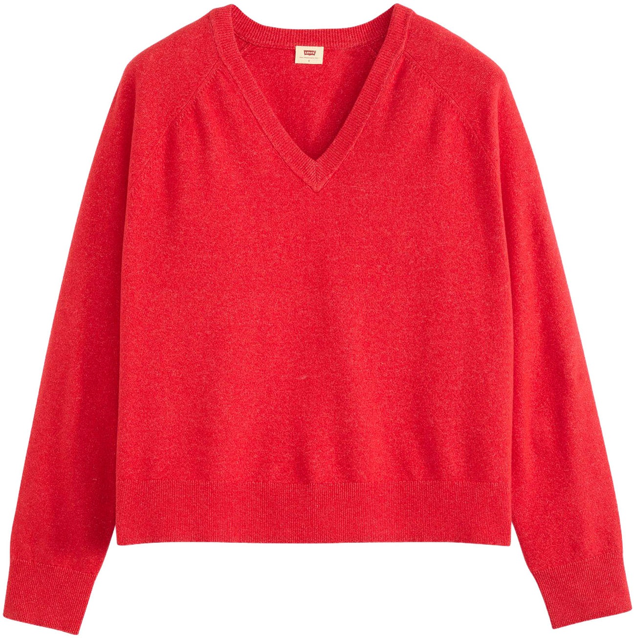 Levi's® V-Ausschnitt-Pullover »TARA SUPER SOFT V«, im Bund beidseitig mit kurzem Schlitz