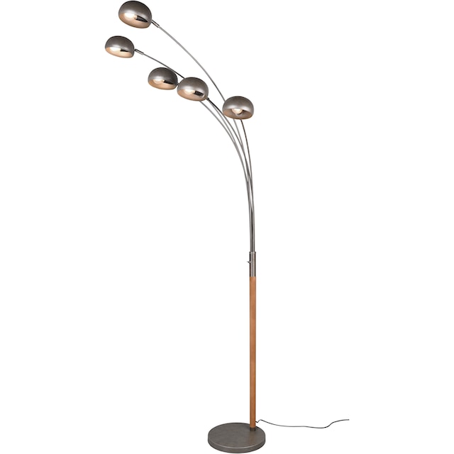 TRIO Leuchten Stehlampe »DITO, Stehleuchte 5-flammig«, 5 flammig-flammig,  Höhe 210 cm, Auslage 70 cm, mit 2 m Kabel, Kippschalter online kaufen | mit  3 Jahren XXL Garantie