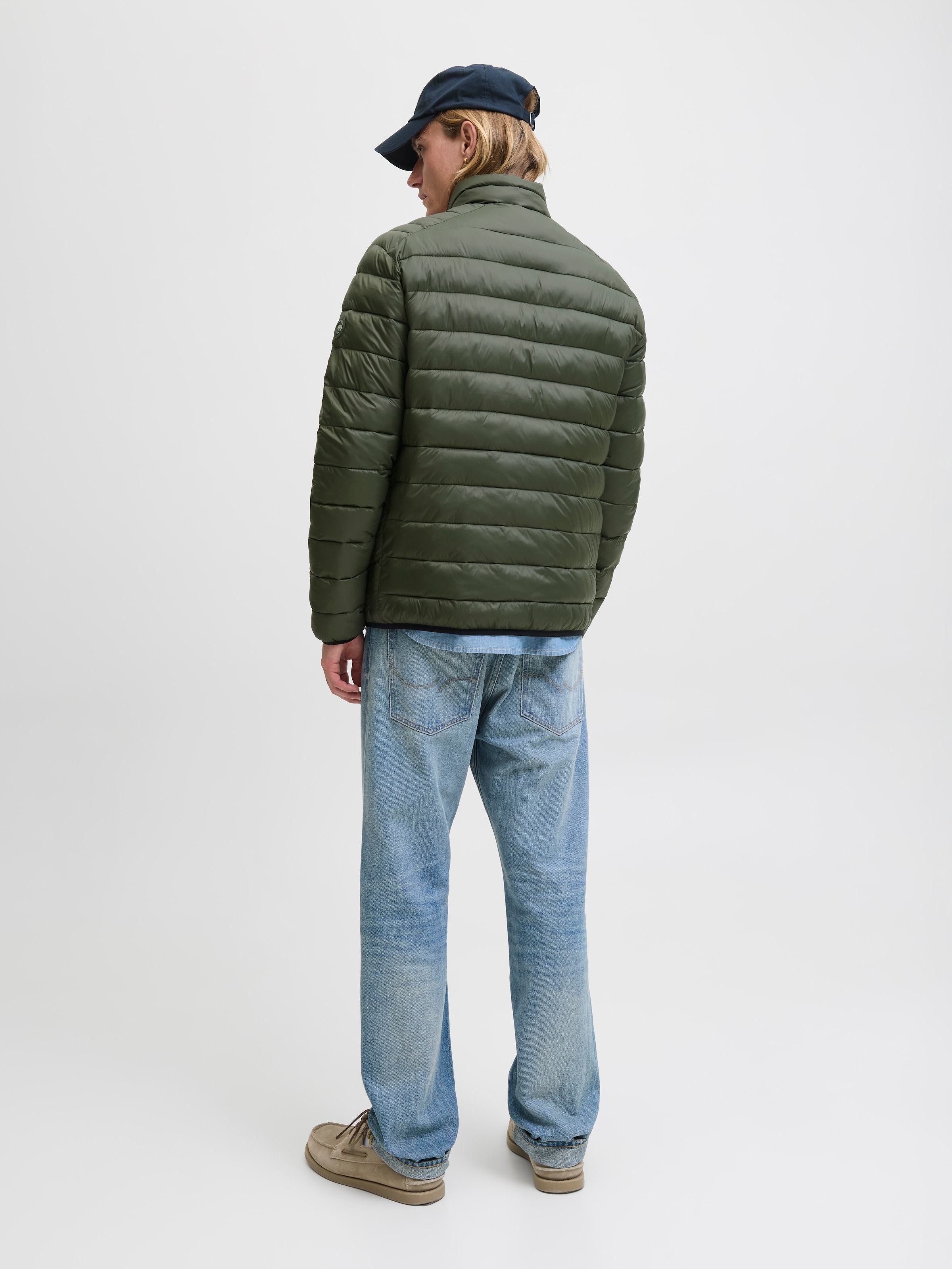Jack & Jones Steppjacke »JJEBRADLEY LIGHT PUFFER COLLAR NOOS« ohne Kapuze