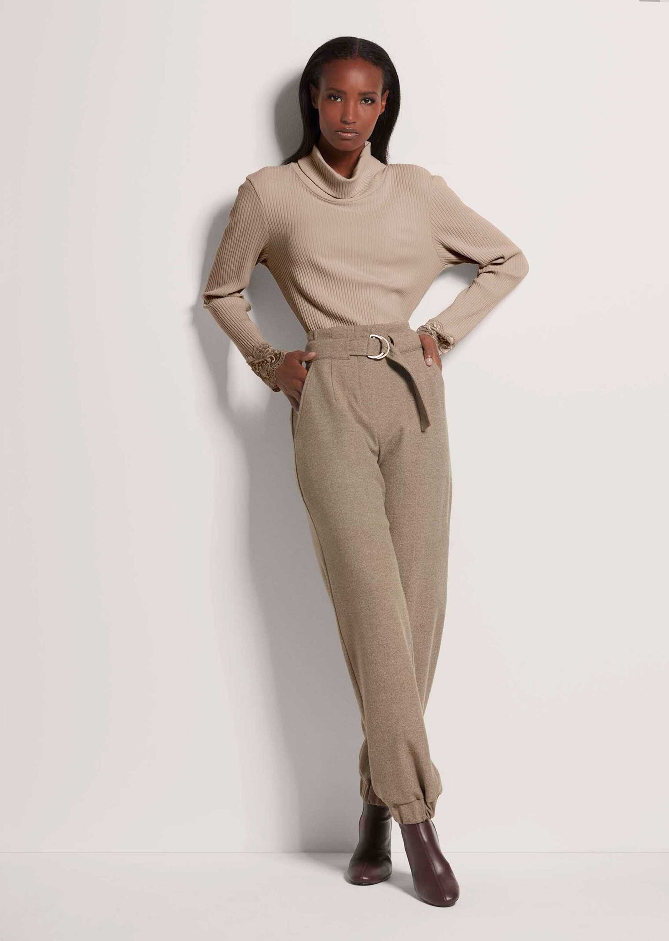 MADELEINE Cargohose »Cargo-Pants Lässige Damenhose mit Gürtel und Gummisaum«