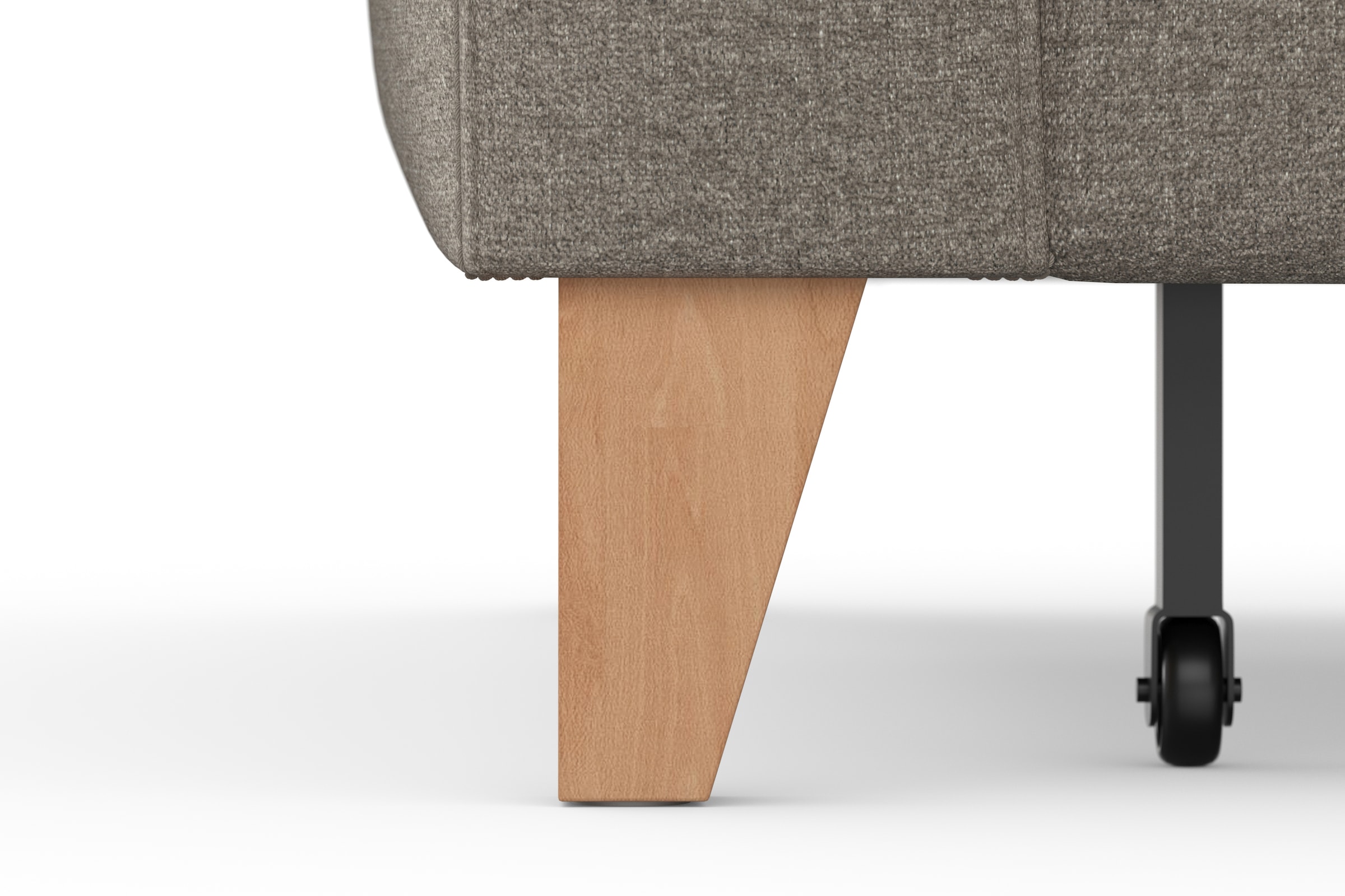 sit&more Ecksofa »Visby L-Form«, Wahlweise mit Bettfunktion und Bettkasten, frei im Raum stellbar