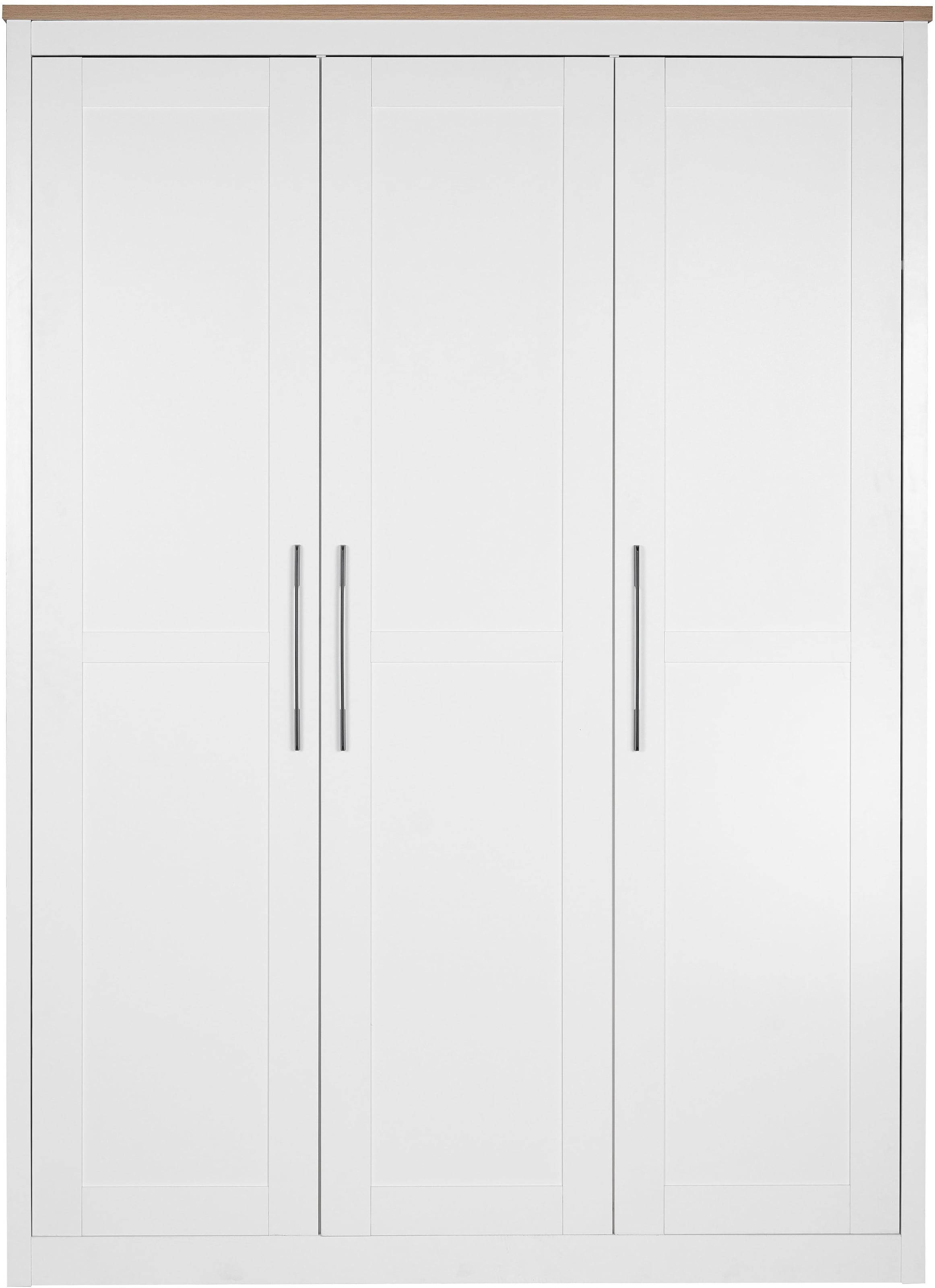 OTTO home Kleiderschrank »Büsum Schlafzimmer Schrank« stabile robuste Bauweise mit optimaler Aufteilung,  Schlafzimmerschrank Landhaus Design Garderobe Schrank Bestseller