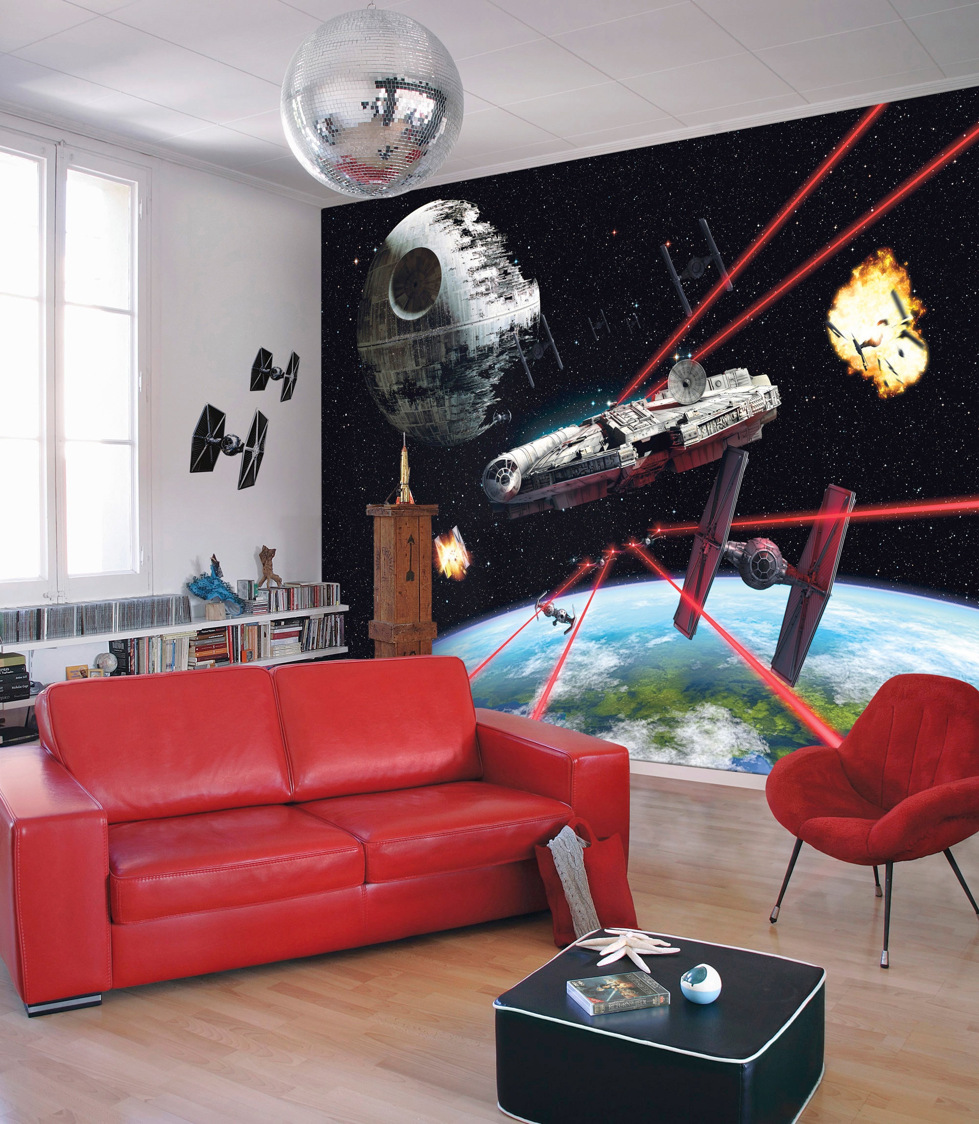 Komar Fototapete »Star Wars Millennium Falcon«, 368x254 cm (Breite x Höhe),  inklusive Kleister online kaufen | mit 3 Jahren XXL Garantie