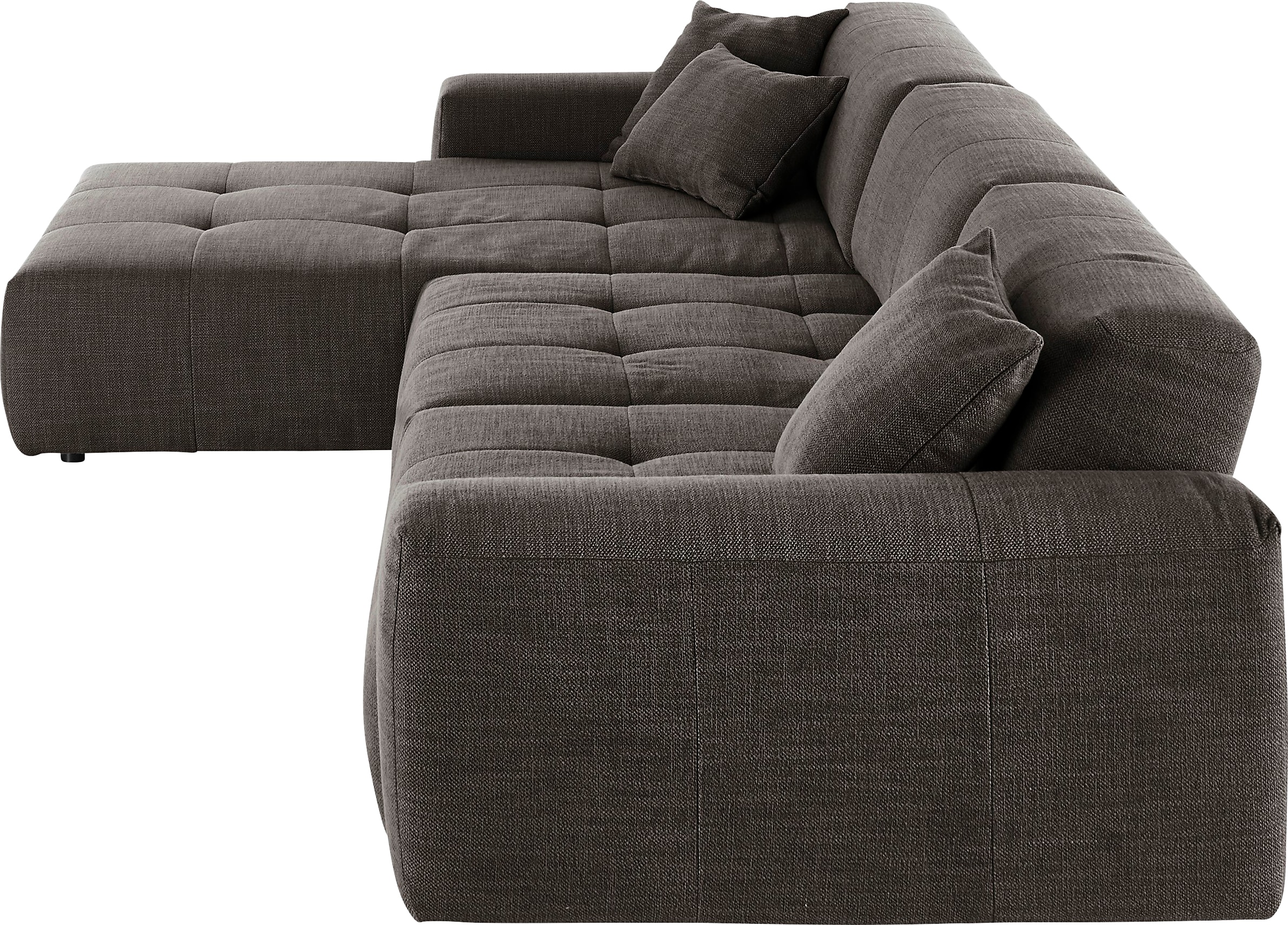 3C Candy Ecksofa »Yoshy mit Komfortfunktionen, modern und bequem, L-Form« Zwei verschiedene Sitztiefen durch verstellbare Rückenlehne