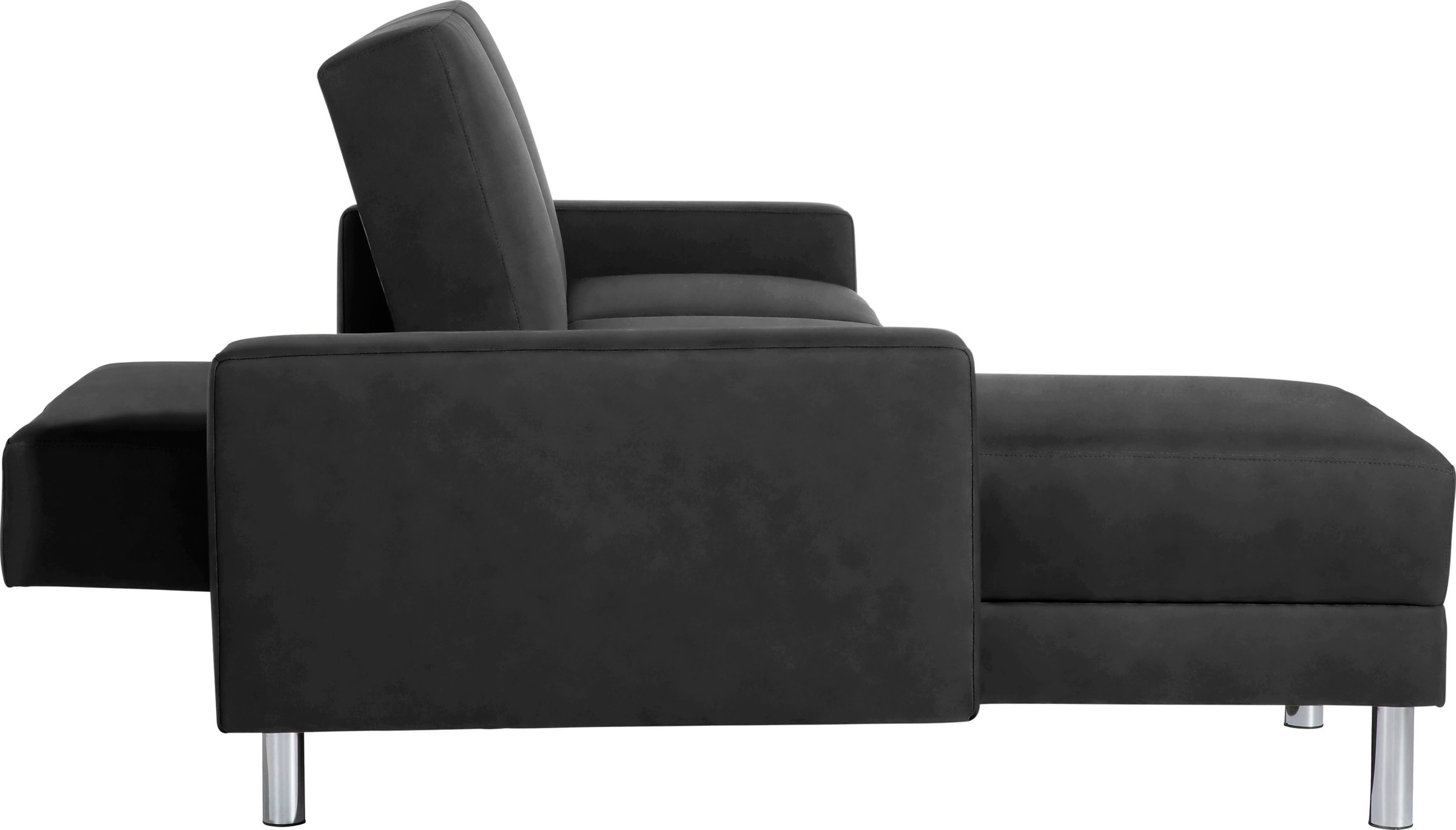 Max Winzer® Schlafsofa »Just Fresh modernes kubisches Sofa, Rückenverstellung für Sitzkomfort«, Recamiere links oder rechts montierbar, elegante Metallfüße