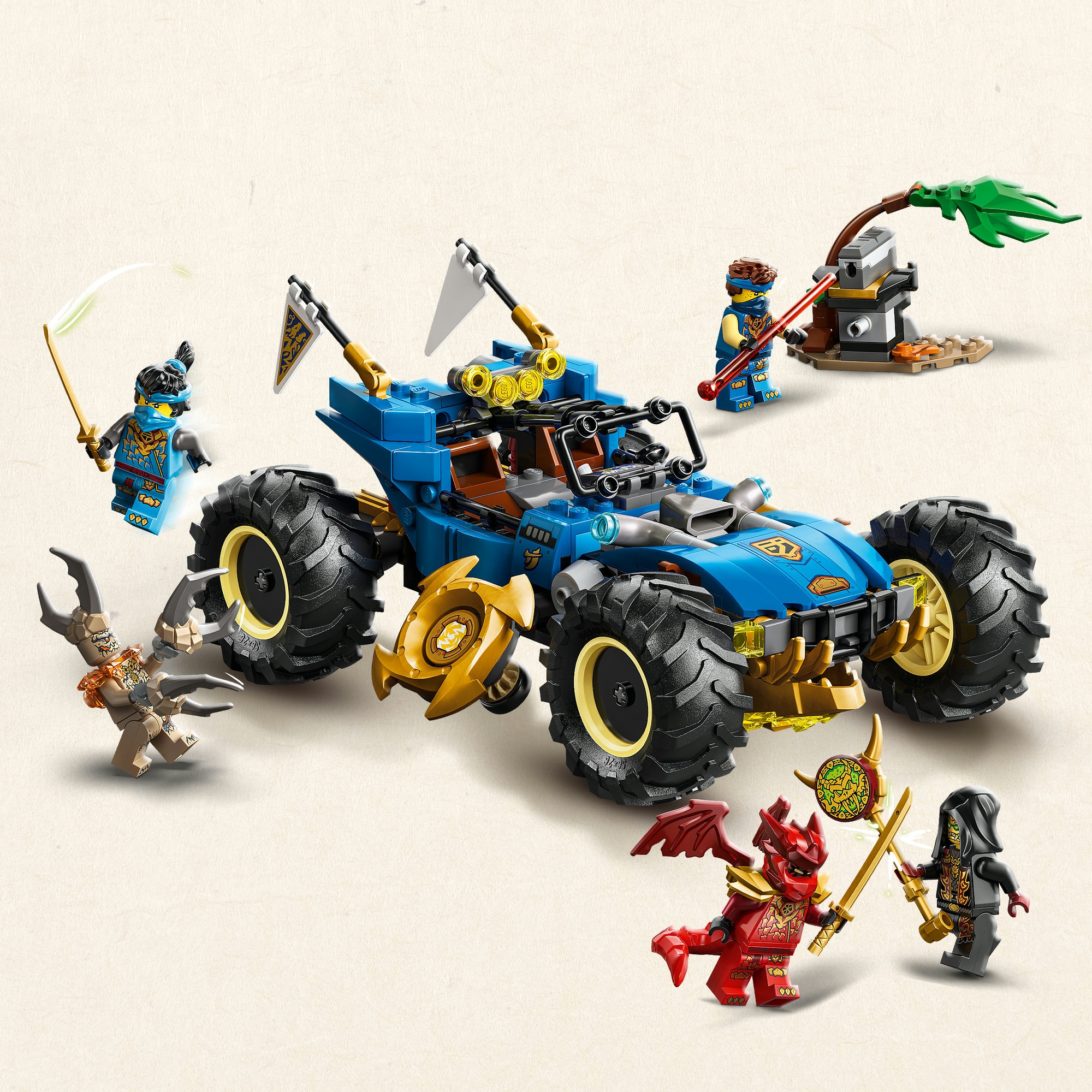 LEGO® Konstruktionsspielsteine »Jays Transformationsflitzer (71856), LEGO Ninjago« Made in Europe