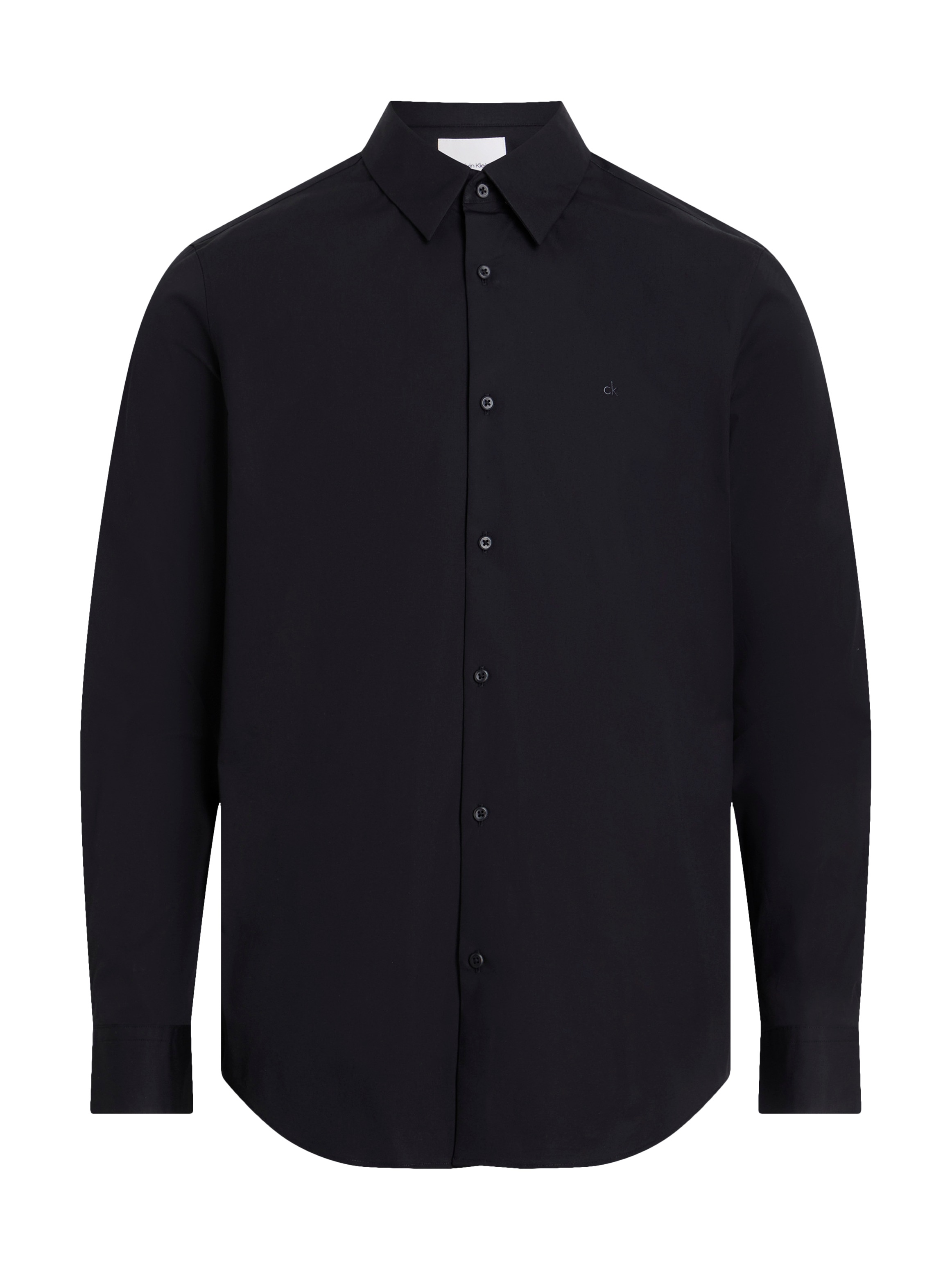 Calvin Klein Langarmhemd »LS SOLID STRETCH SLIM SHIRT«, in Unifarbe