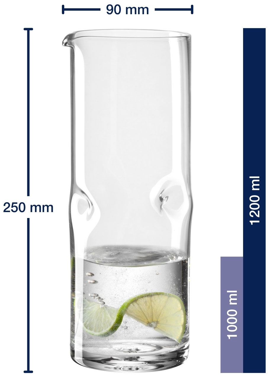 LEONARDO Wasserkrug »Krug VESUVIO, 1 Liter« spülmaschinengeeignet