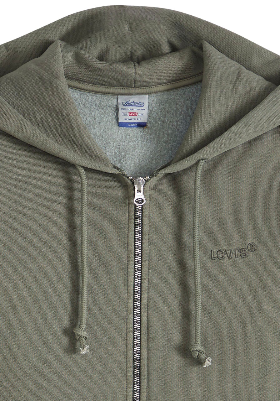 Levi's® Kapuzensweatjacke mit Logo-Stickerei