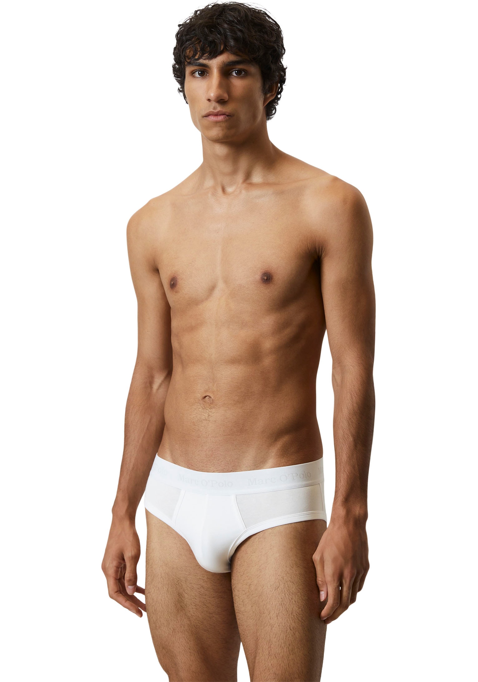 Marc O'Polo Slip »Essentials« 3er Pack,  mit elastischem Logobund