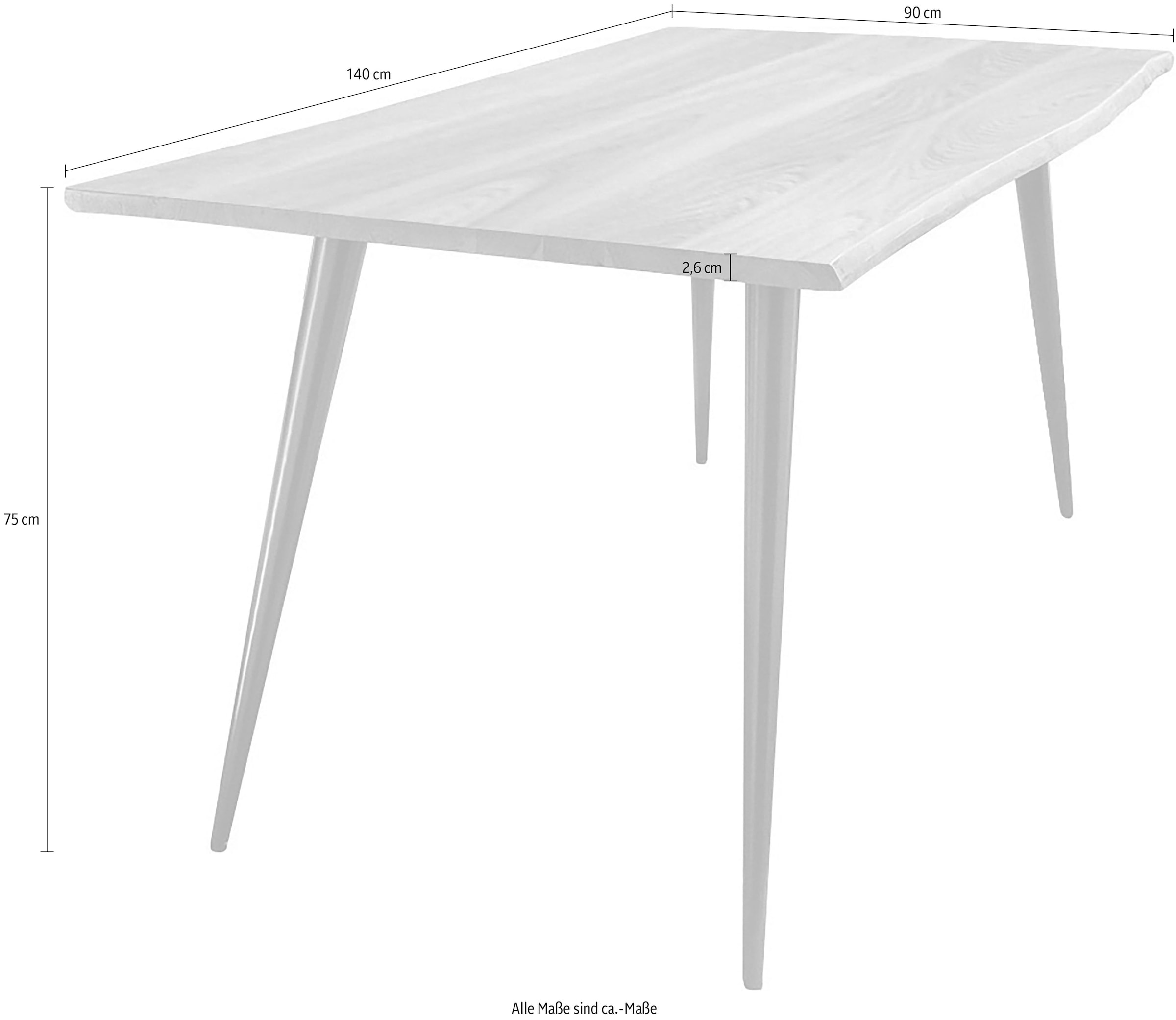 Paroli Esstisch »Hannah« in 3 Breiten