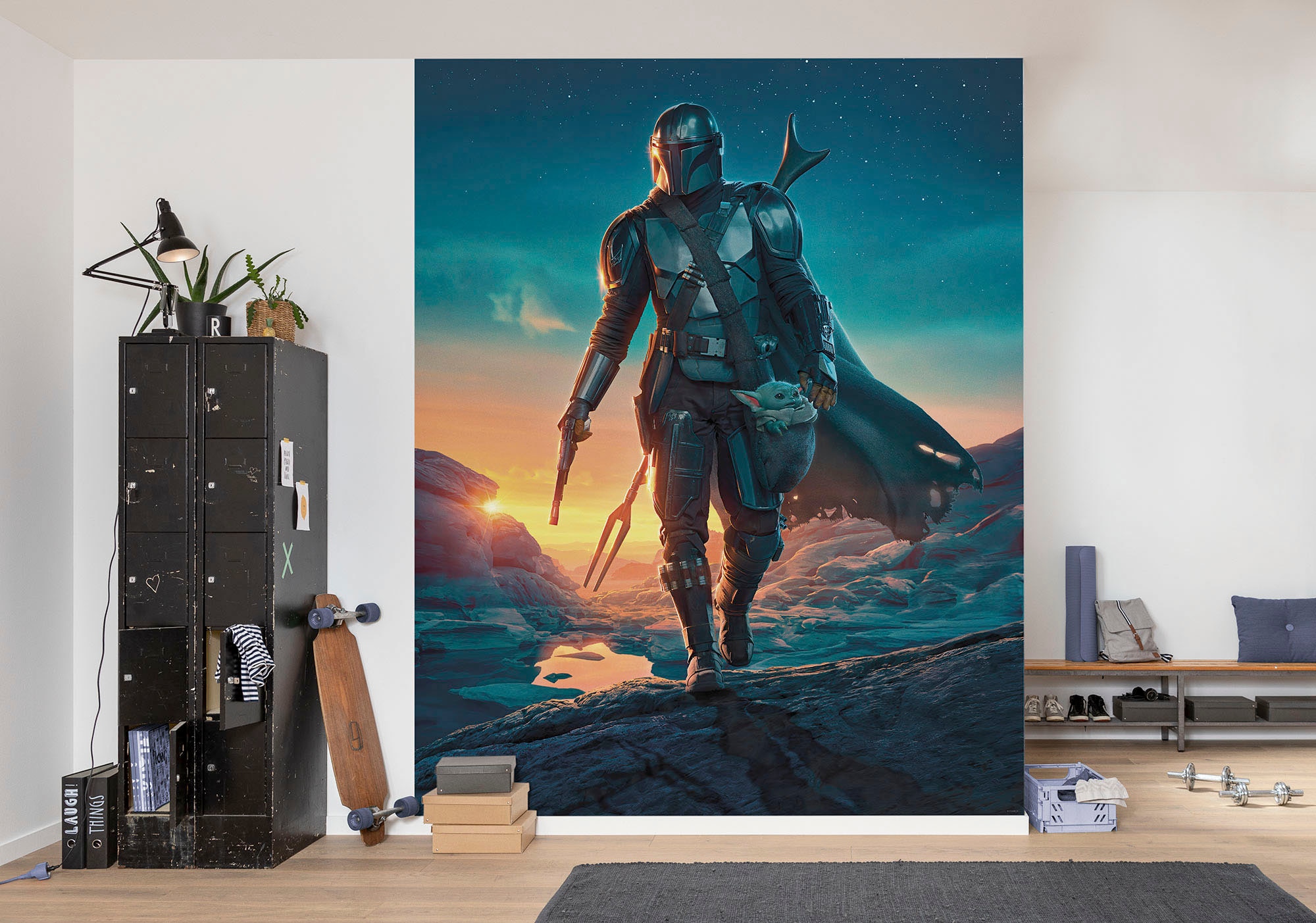 Fototapete »Vlies Fototapete - The Mandalorian Gunslingers - Größe 200 x 250 cm«,...