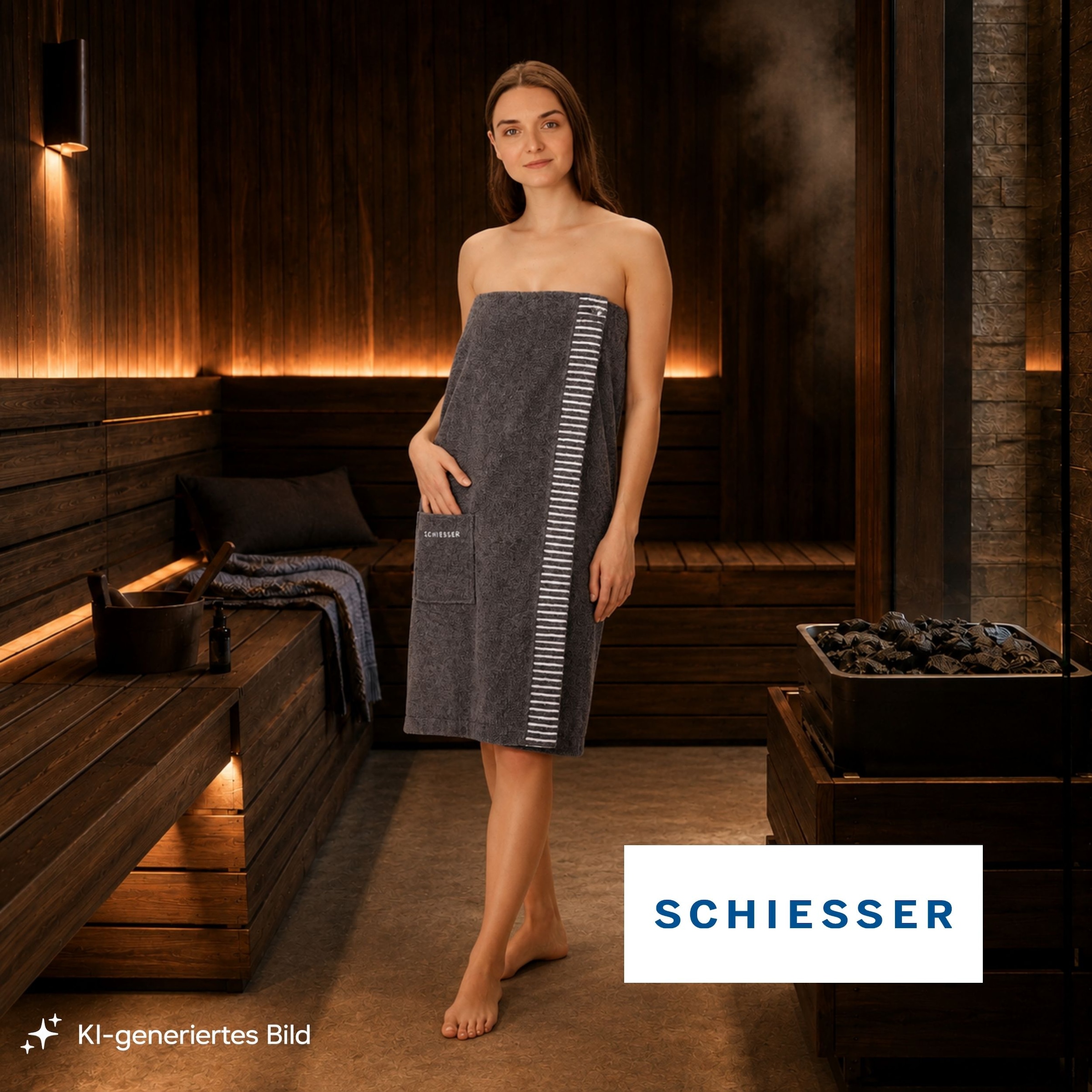 Schiesser Kilt »Rom aus weicher Baumwolle, saugstark und 3-fach weitenverstellbar« 1 Stk. OEKO-TEX® MADE IN GREEN