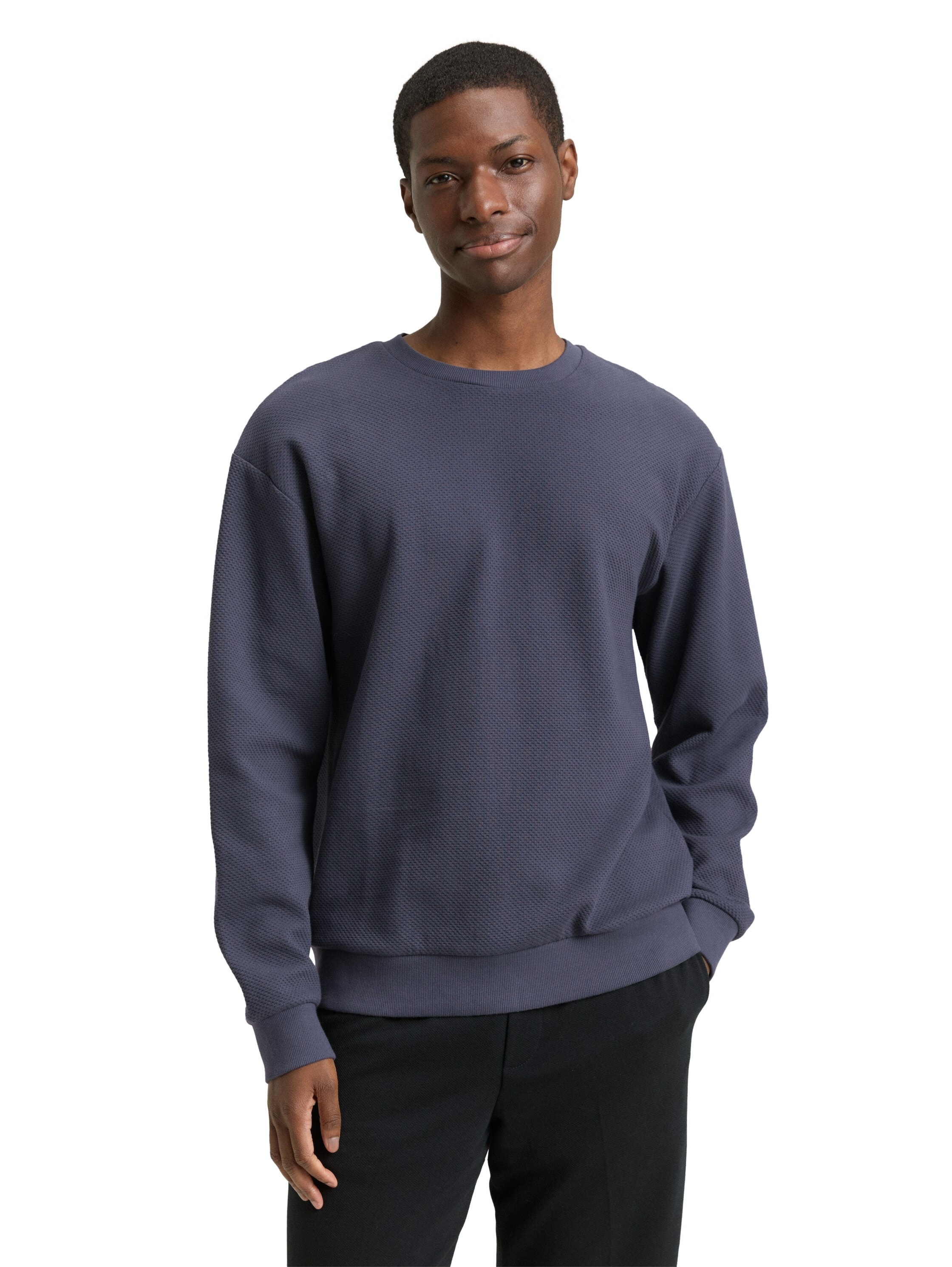 TOM TAILOR Denim Sweatshirt , mit Rippbündchen
