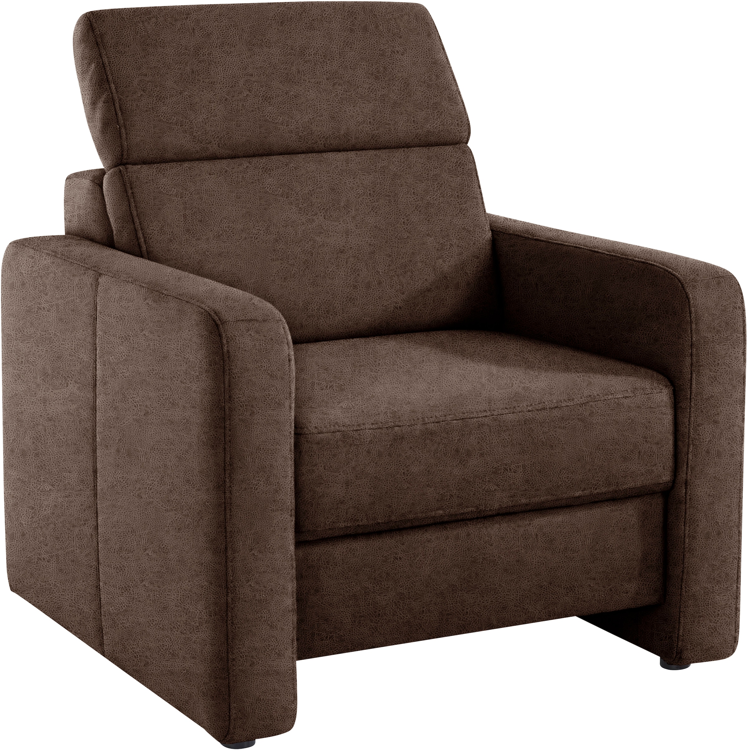 sit&more Sessel »Bologna« mit Federkern, inklusive Kopfteilverstellung