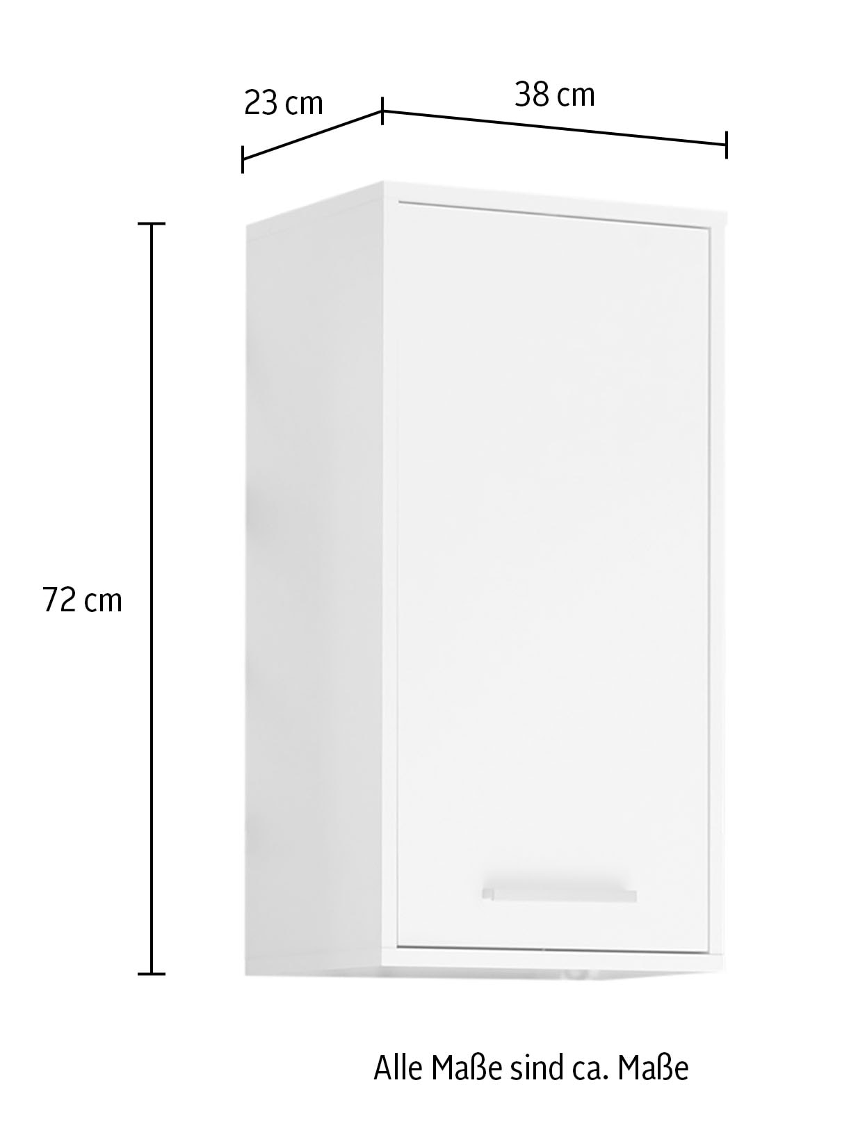BASIC by Balculina Badmöbel-Set »Mila, Badezimmerset BxHxT 156x191x40 cm« 5 Stk. tlg.