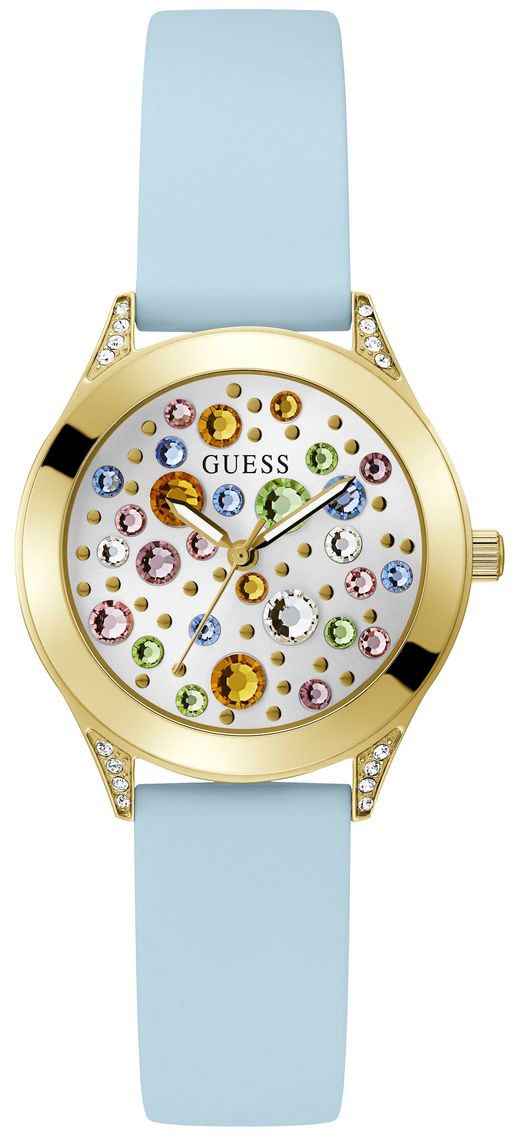 Guess Quarzuhr »MINI WONDERLUST«, Armbanduhr, Damenuhr