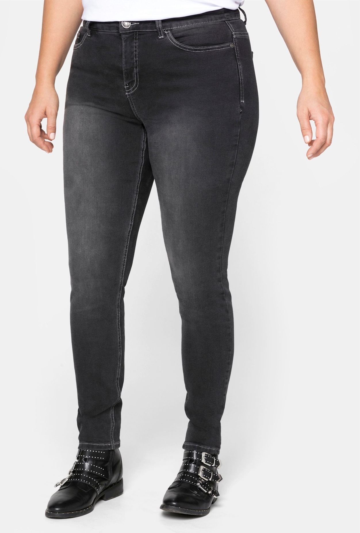 Sheego Stretch-Jeans, (1 tlg.)