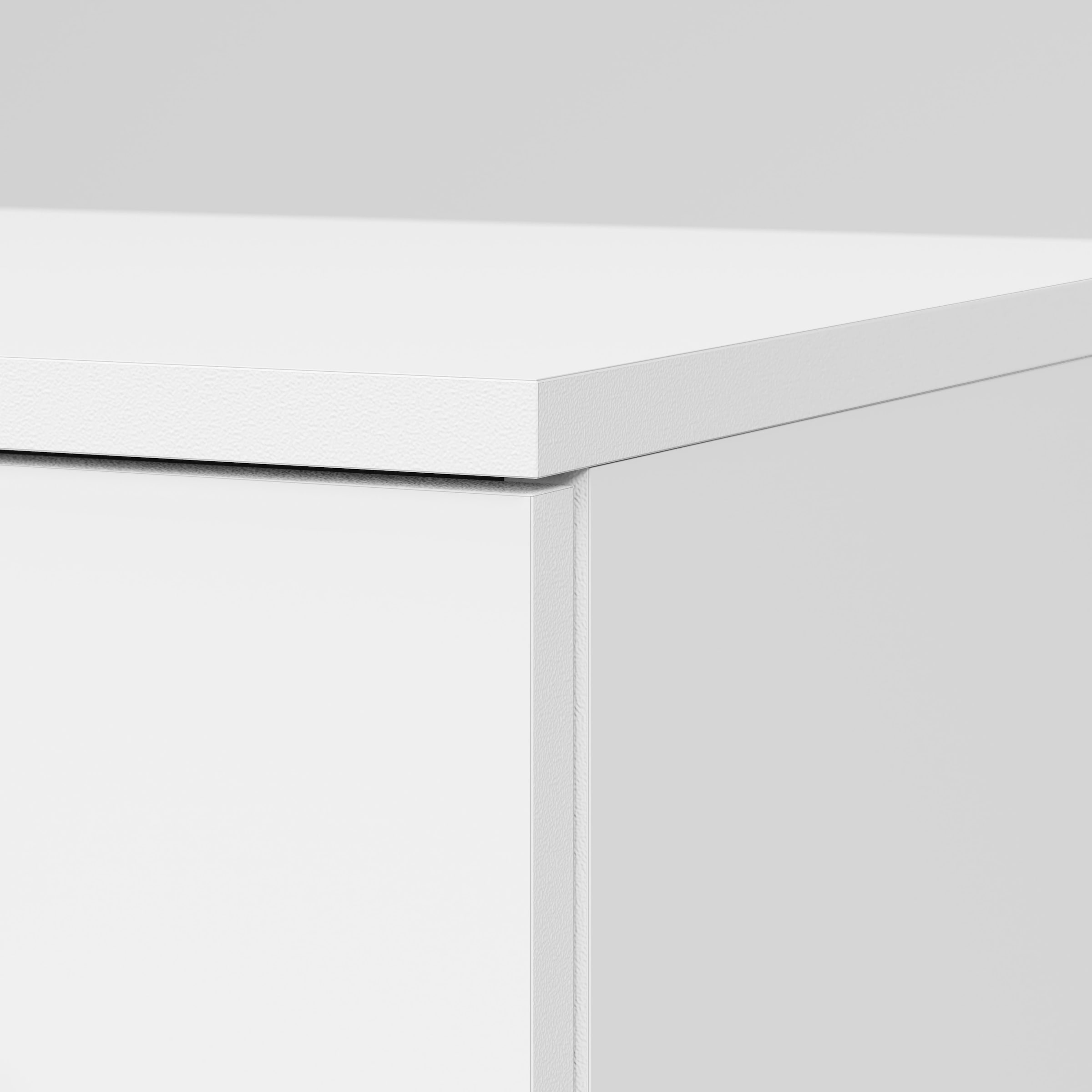 INOSIGN Nachtkommode »Lagos, 2 Nachtschränke, 3 Schubladen, schwarze Griffe & Füße«, (Set, 2 St., 2 wunderschöne Nachttische im Set), modernes Design, B/T/H je 40/35/65 cm, pflegeleichte Oberfläche
