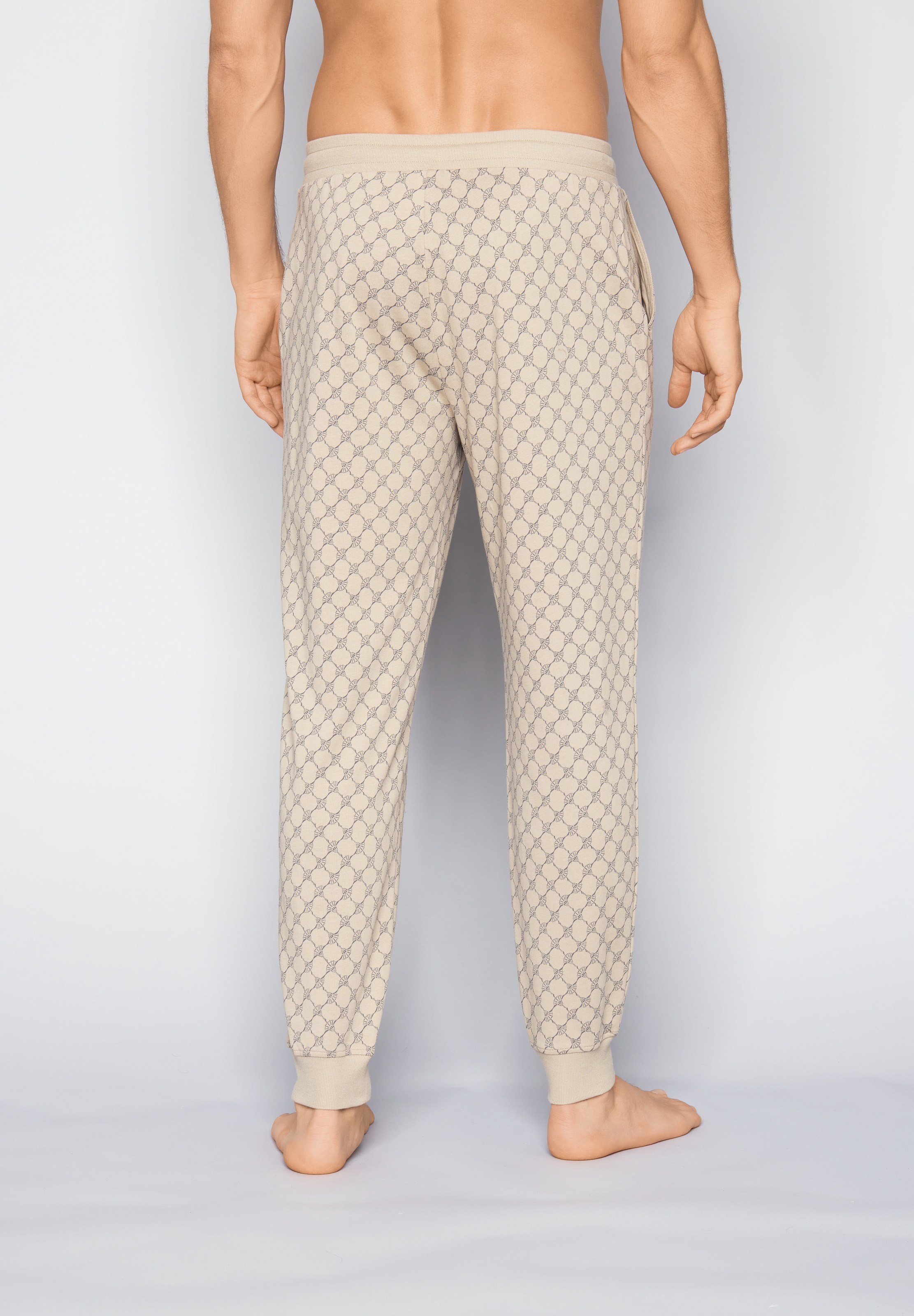 JOOP! Loungehose »Leisure«  mit Cornflower-Print, seitlichen Taschen und Bindeband