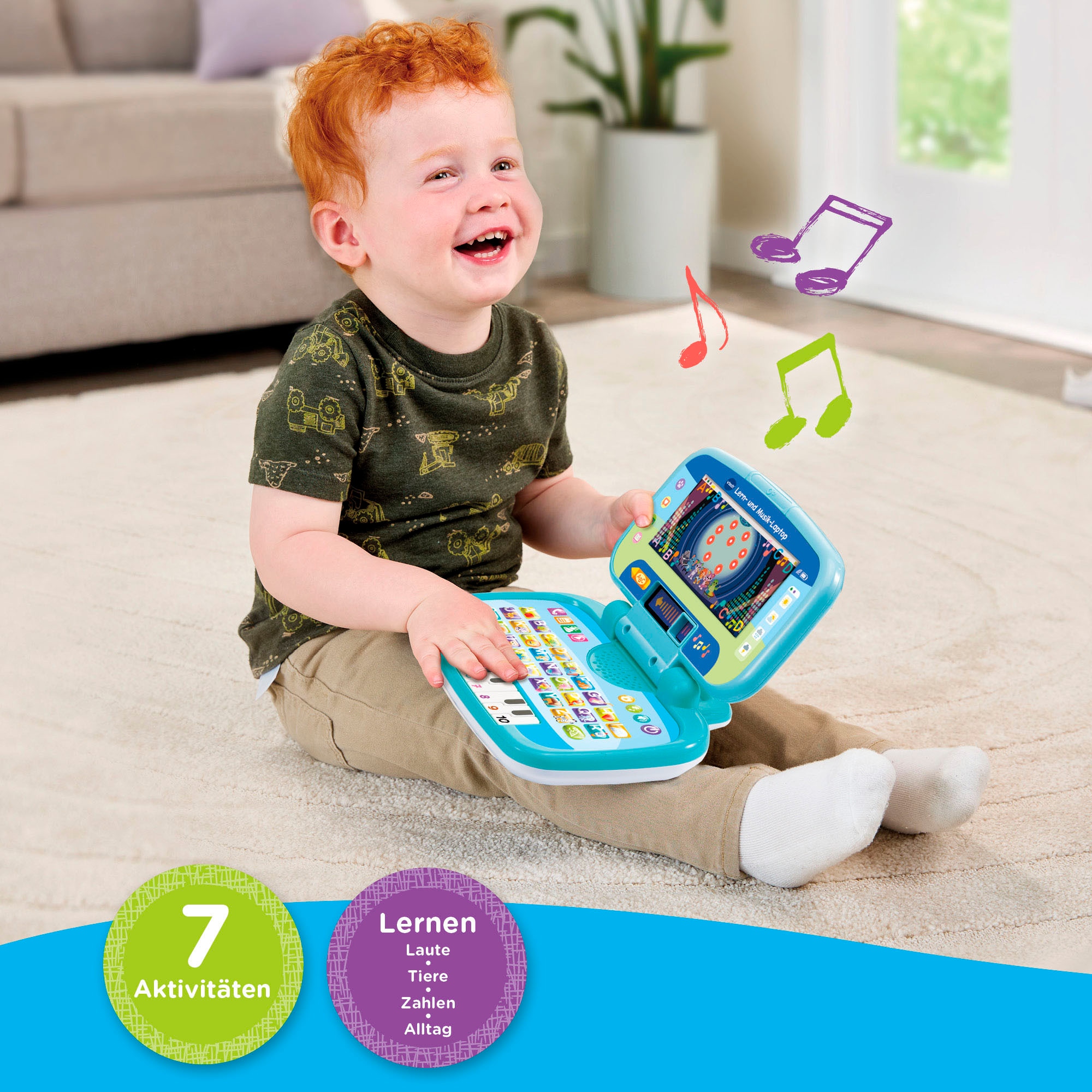 Vtech® Kindercomputer »Lern- und Musik-Laptop«