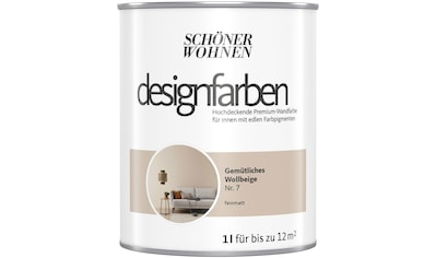 SCHÖNER WOHNEN FARBE Wand- und Deckenfarbe »designfarben«