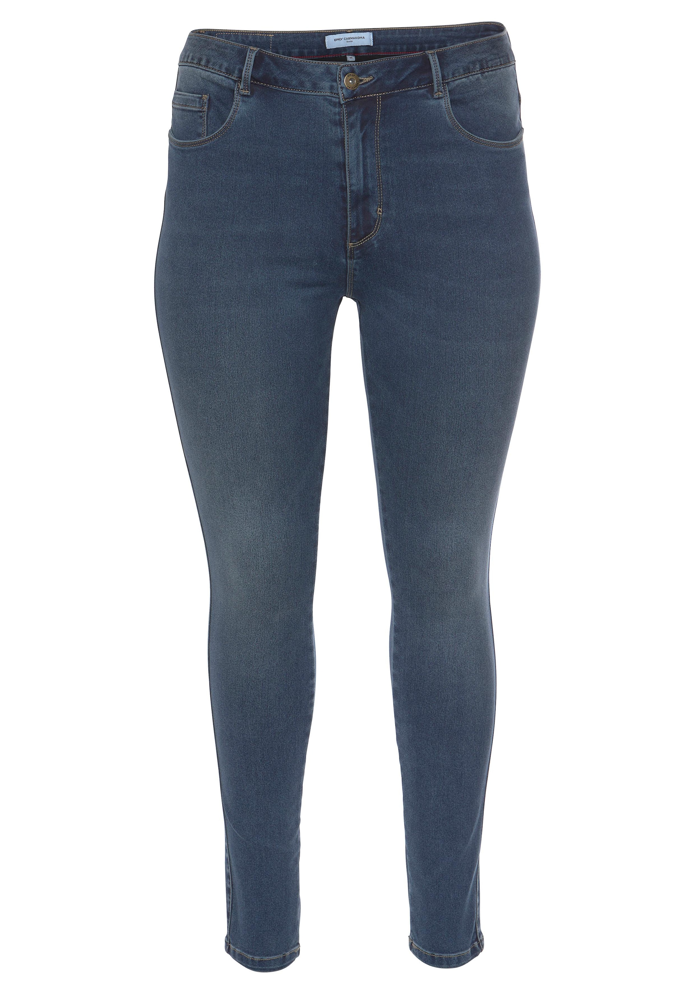 CARMAKOMA HW »CARAUGUSTA High-waist-Jeans ONLY ♕ DNM« SK bei