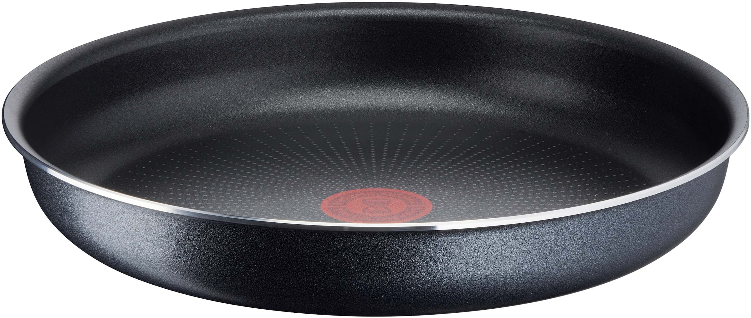 Tefal Pfannen-Set »Ingenio XL Force«, Aluminium, (Set, 3 tlg., je 1 Pfanne Ø 24/28 cm, H: 6 cm), Antihaft, abnehmbarer Griff, Thermo-Signal, alle Herde außer Induktion