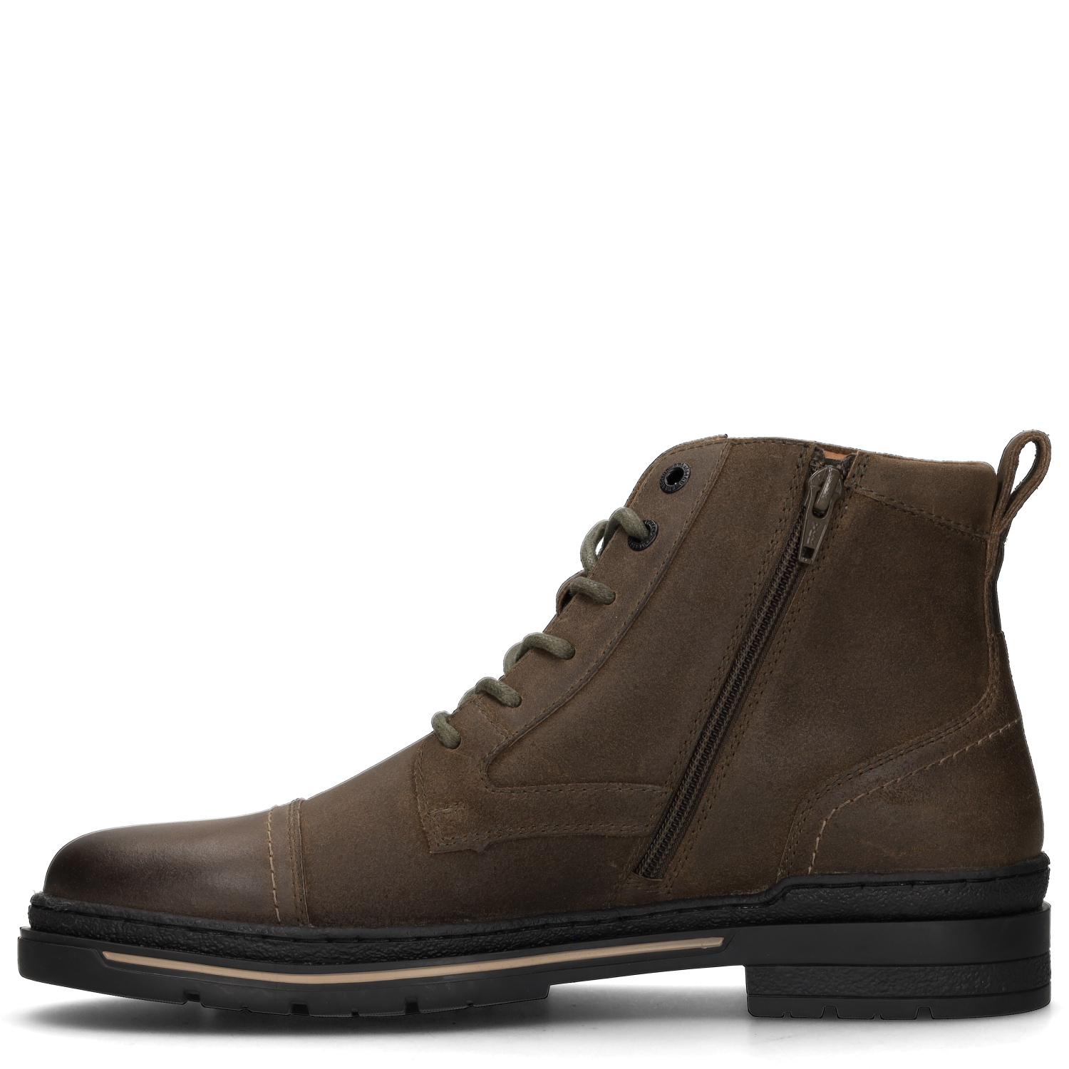 PME LEGEND Schnürstiefelette »TARMAC«  Schnürboots, Workerboots mit Anziehlasche und Reißverschluss