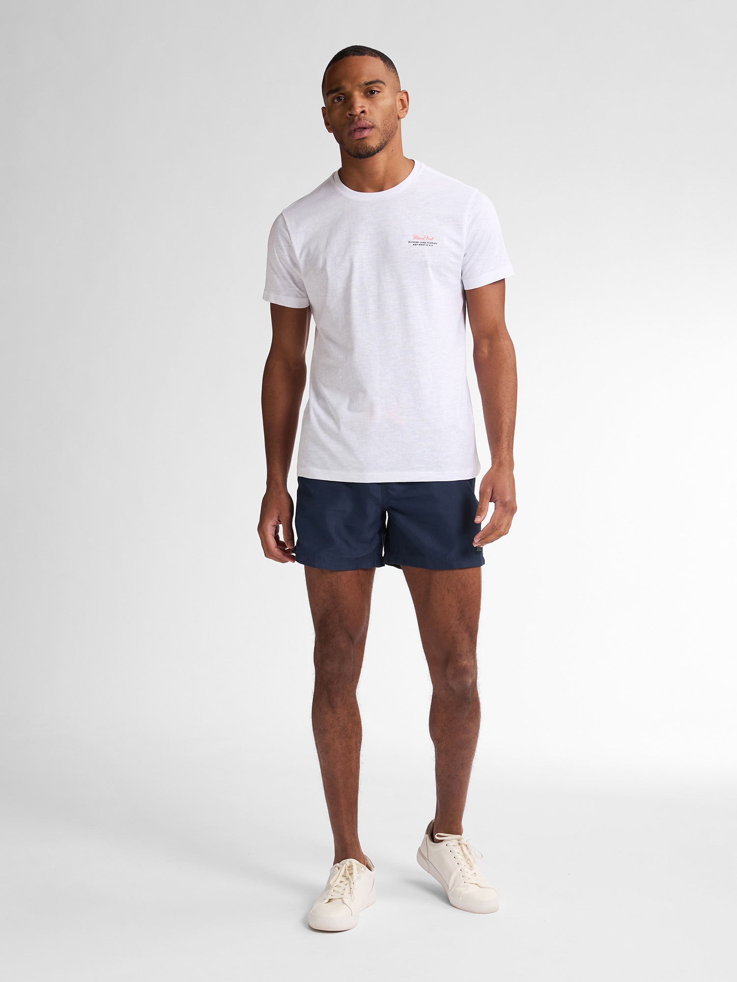 Petrol Industries Badehose mit kontrastfarbenem Kordelzug