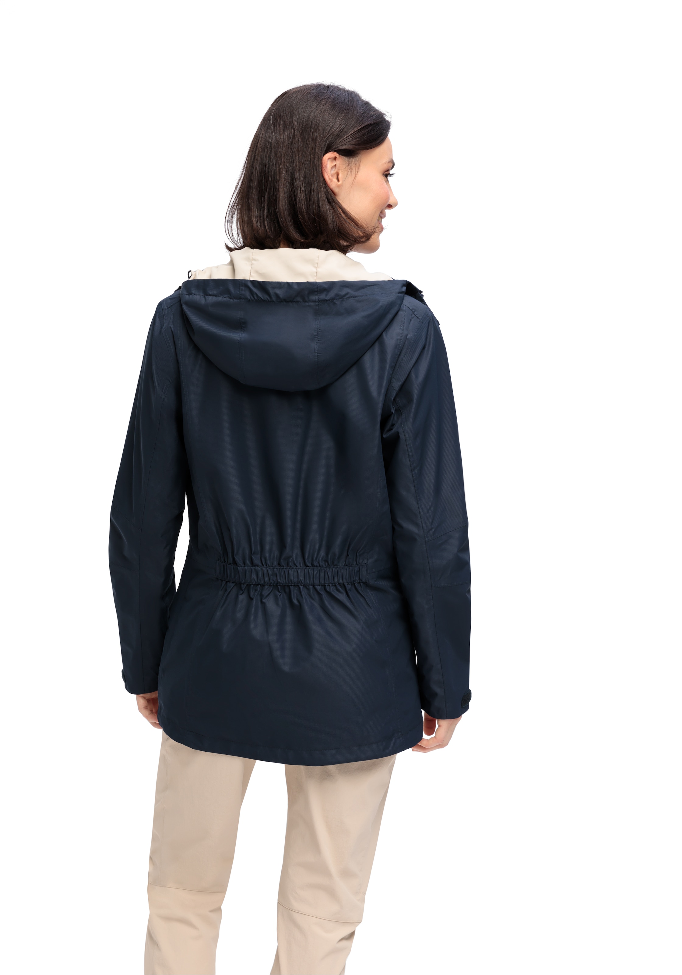 Maier Sports Outdoorjacke »Brocken Long W«, Damen Jacke wasserdicht, Funktionsjacke 2 Taschen außen + Innentasche