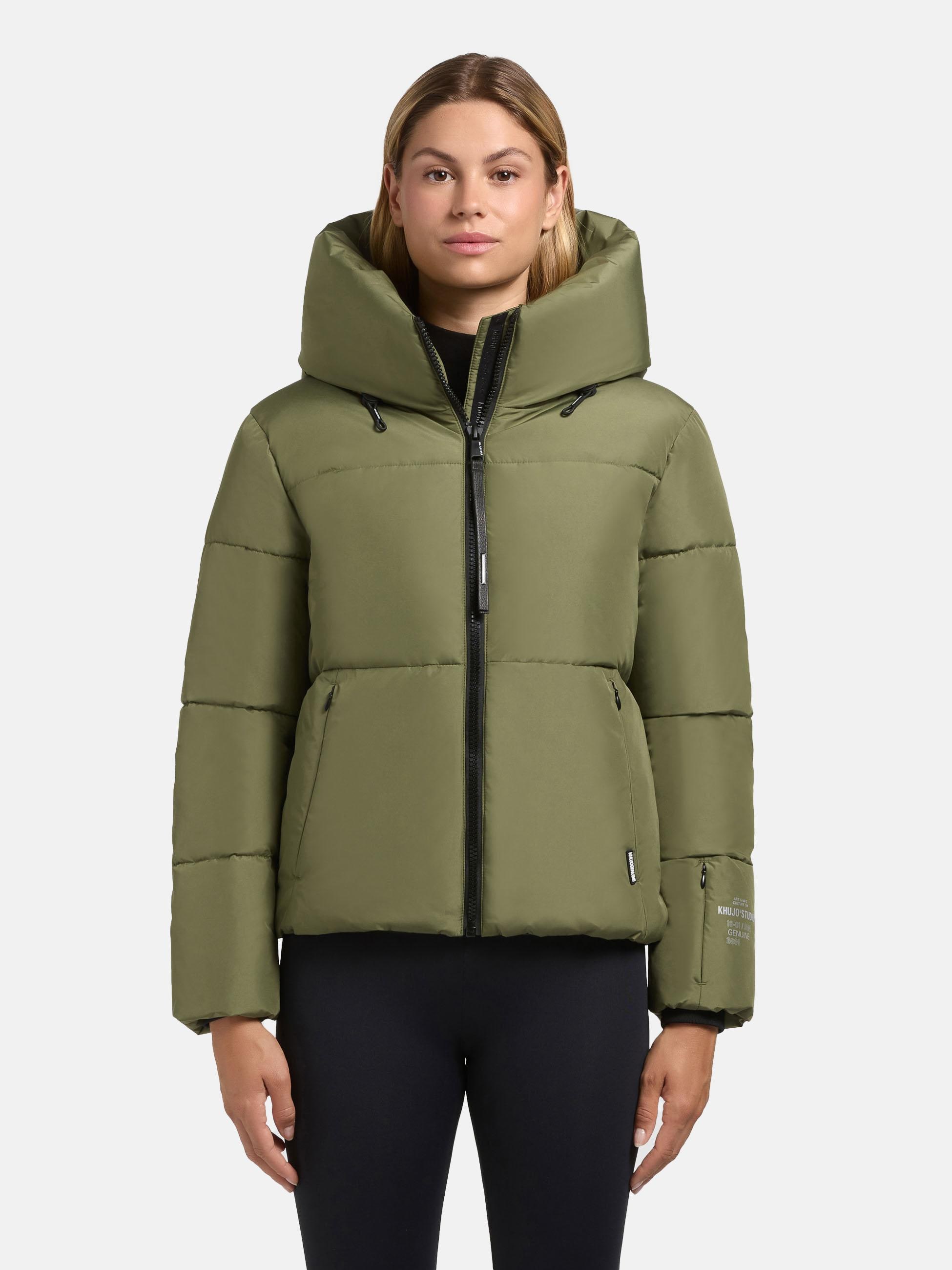 khujo Steppjacke »Steppjacke Audrey Matt« mit Kapuze Warme Winterjacke mit verstellbarer Kapuze