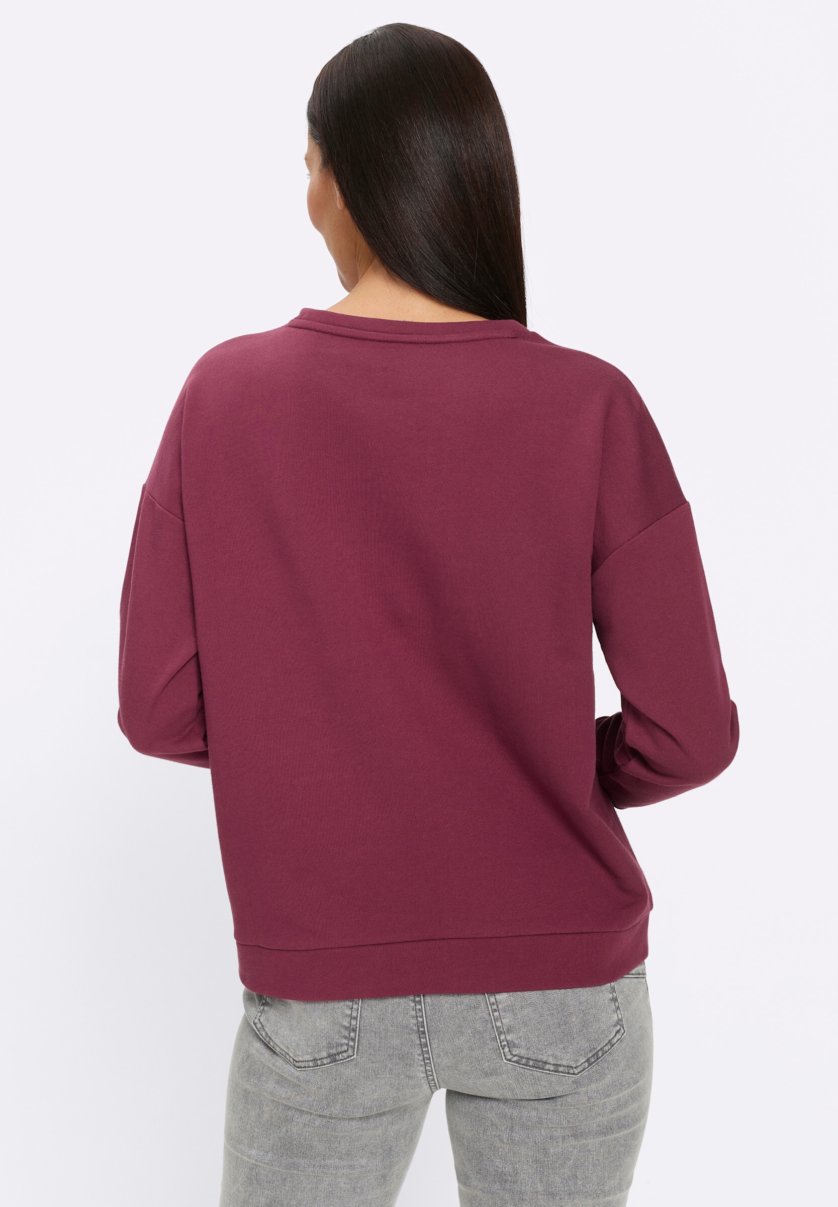heine Sweatshirt »Sweatshirt Sweatshirt mit Ziersteinchen«
