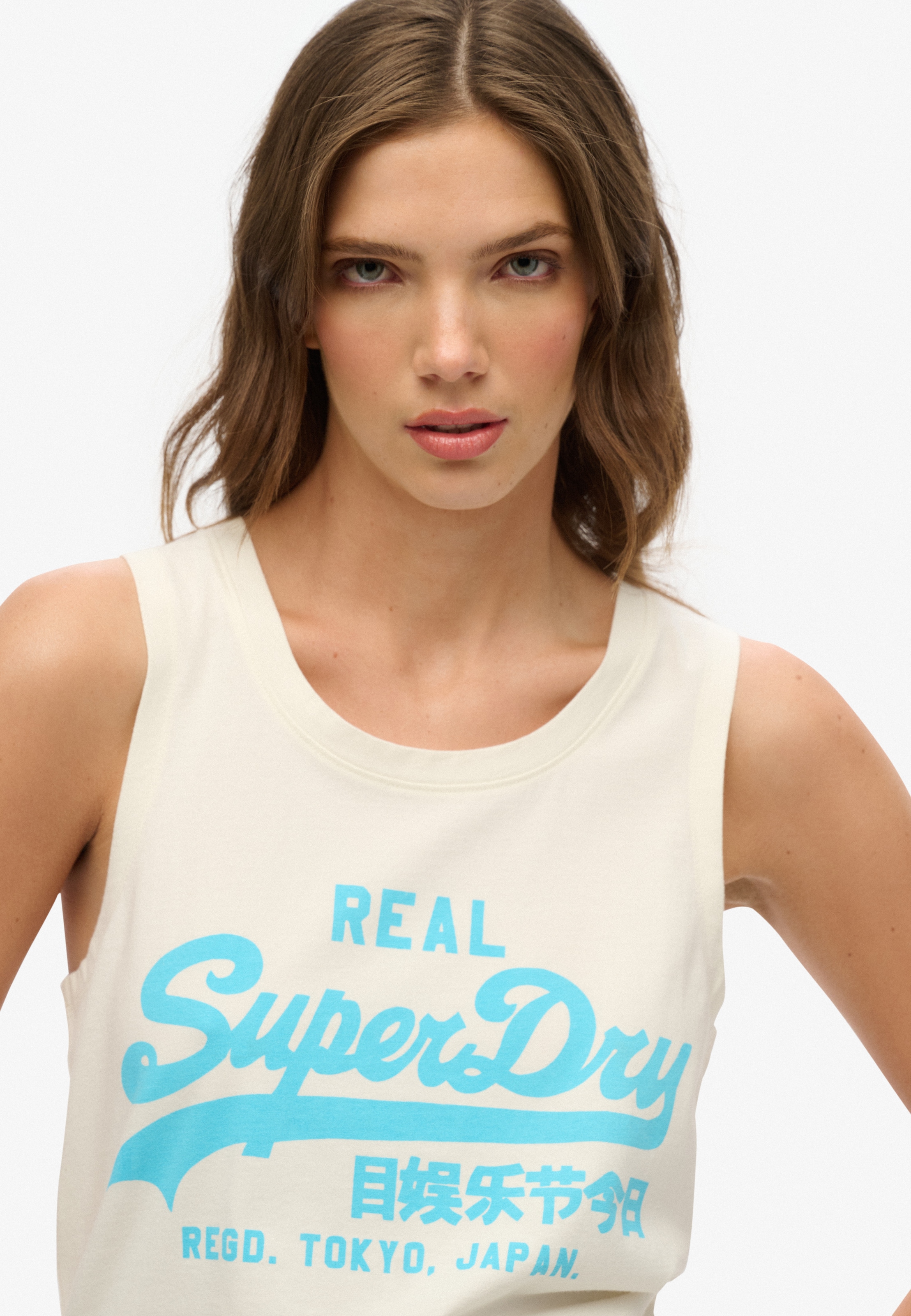 Superdry Tanktop »VL NEON SCOOP NECK TANK«