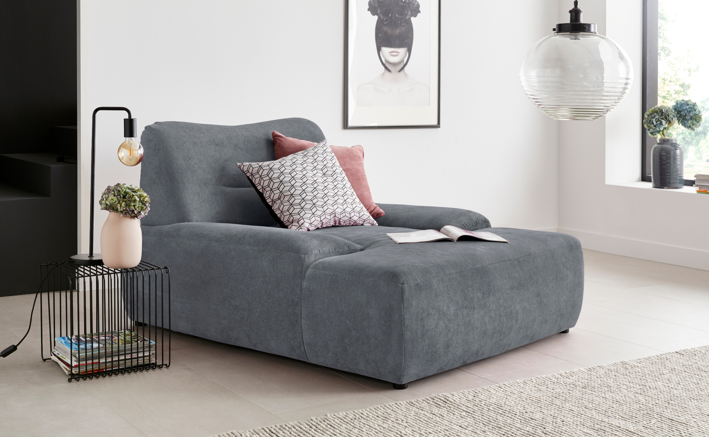 DOMO collection Loveseat »Cesena Designsessel zum Kuscheln, komfortabel zum Relaxen«, bequem und stylish, frei im Raum stellbar
