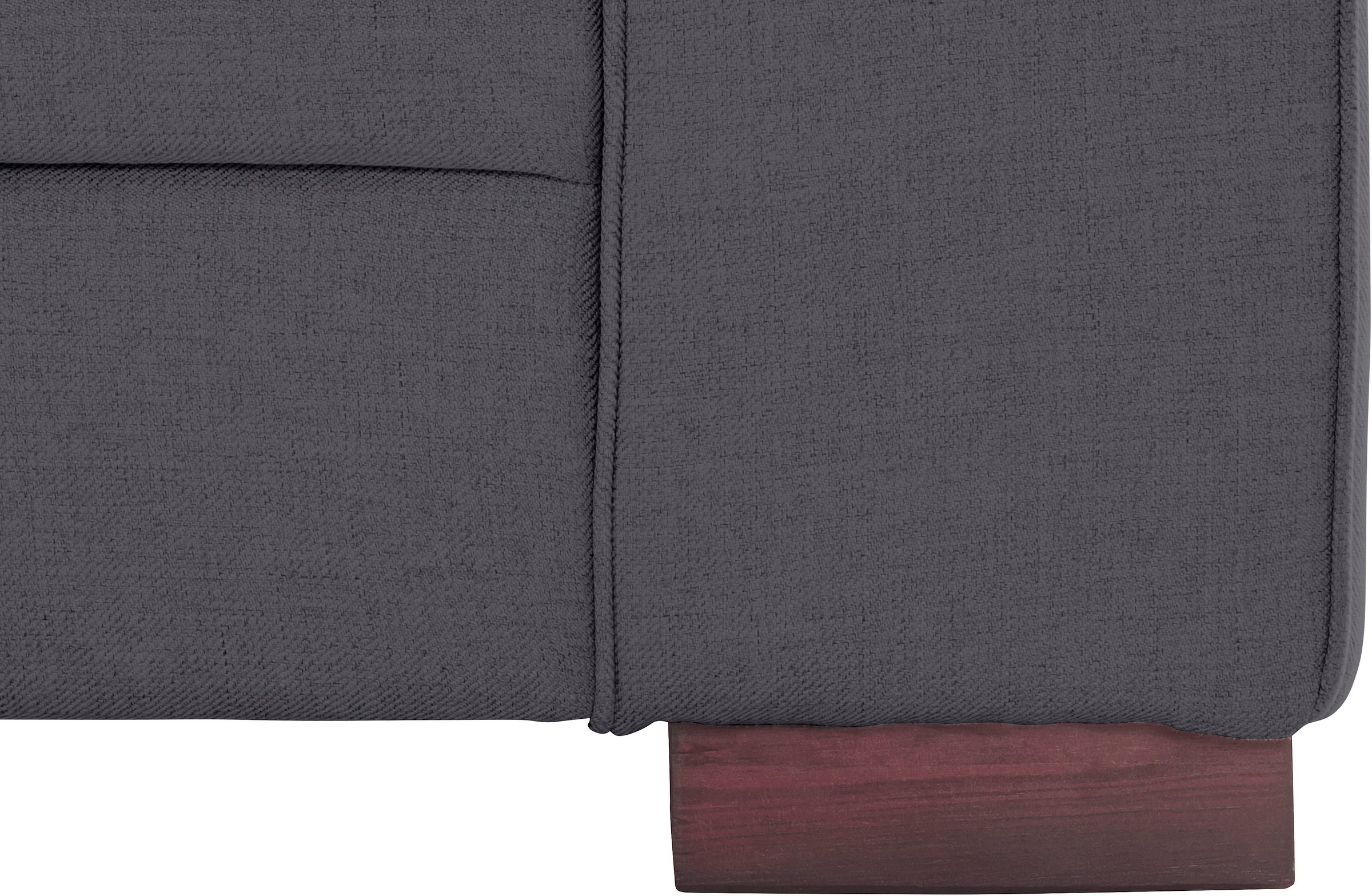 Home affaire Ecksofa »Broughton L-Form«, weicher Sitzkomfort, incl. 4 Zierkissen, Keder