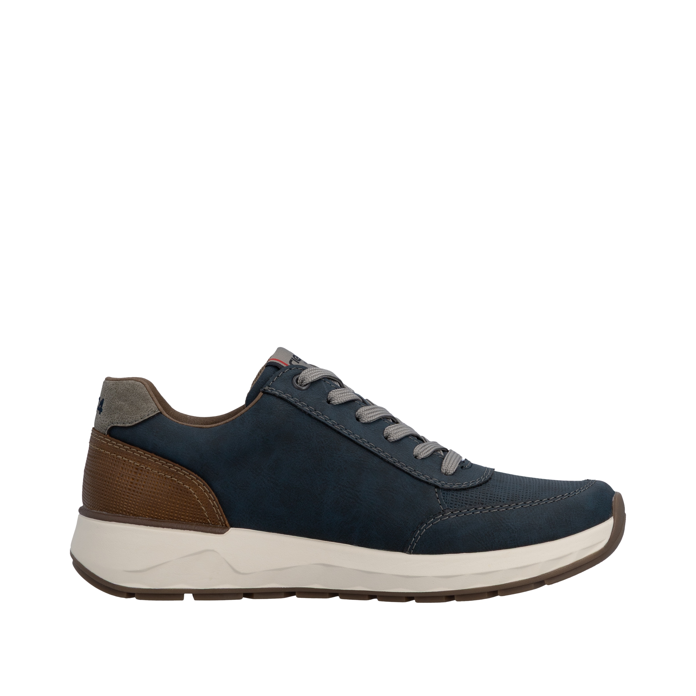 Rieker Sneaker  Schnürschuh, Halbschuh, Freizeitschuh mit Reißverschluss seitlich