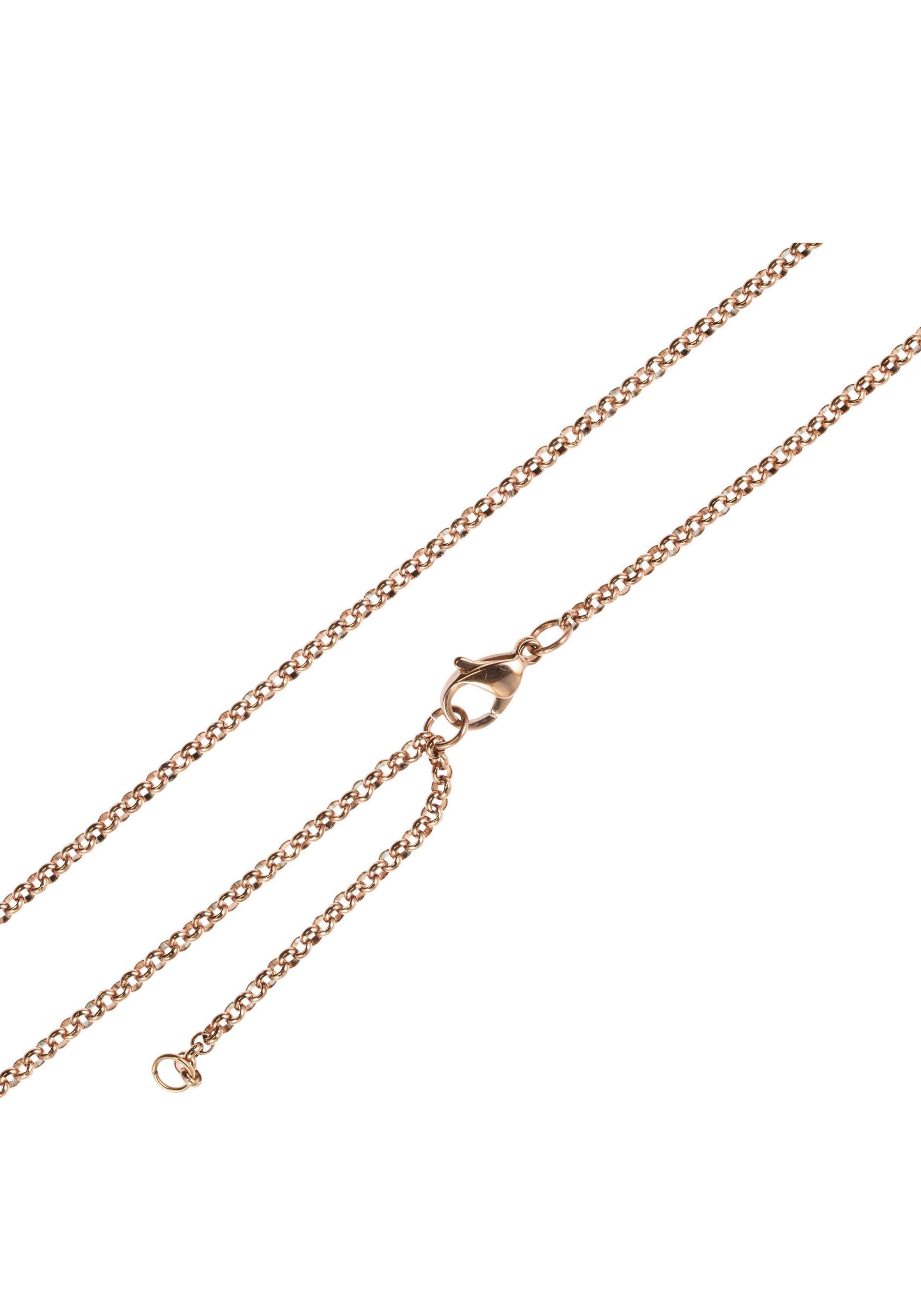 Firetti Edelstahlkette »Schmuck Geschenk Erbskettengliederung, 2,4 mm breit«, Made in Germany