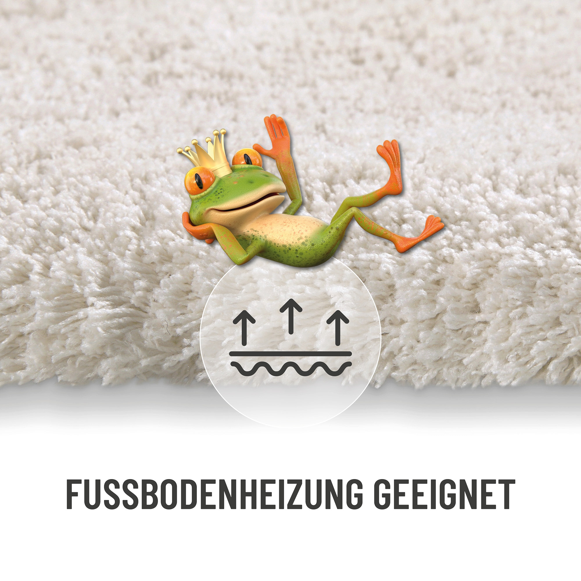 Homie Living »Porto Azzurro« Höhe 30 mm rutschhemmend beschichtet fußbodenheizungsgeeignet | schnell trocknend Badteppich, uni, rechteckig & rund, waschbar, Badezimmerteppich