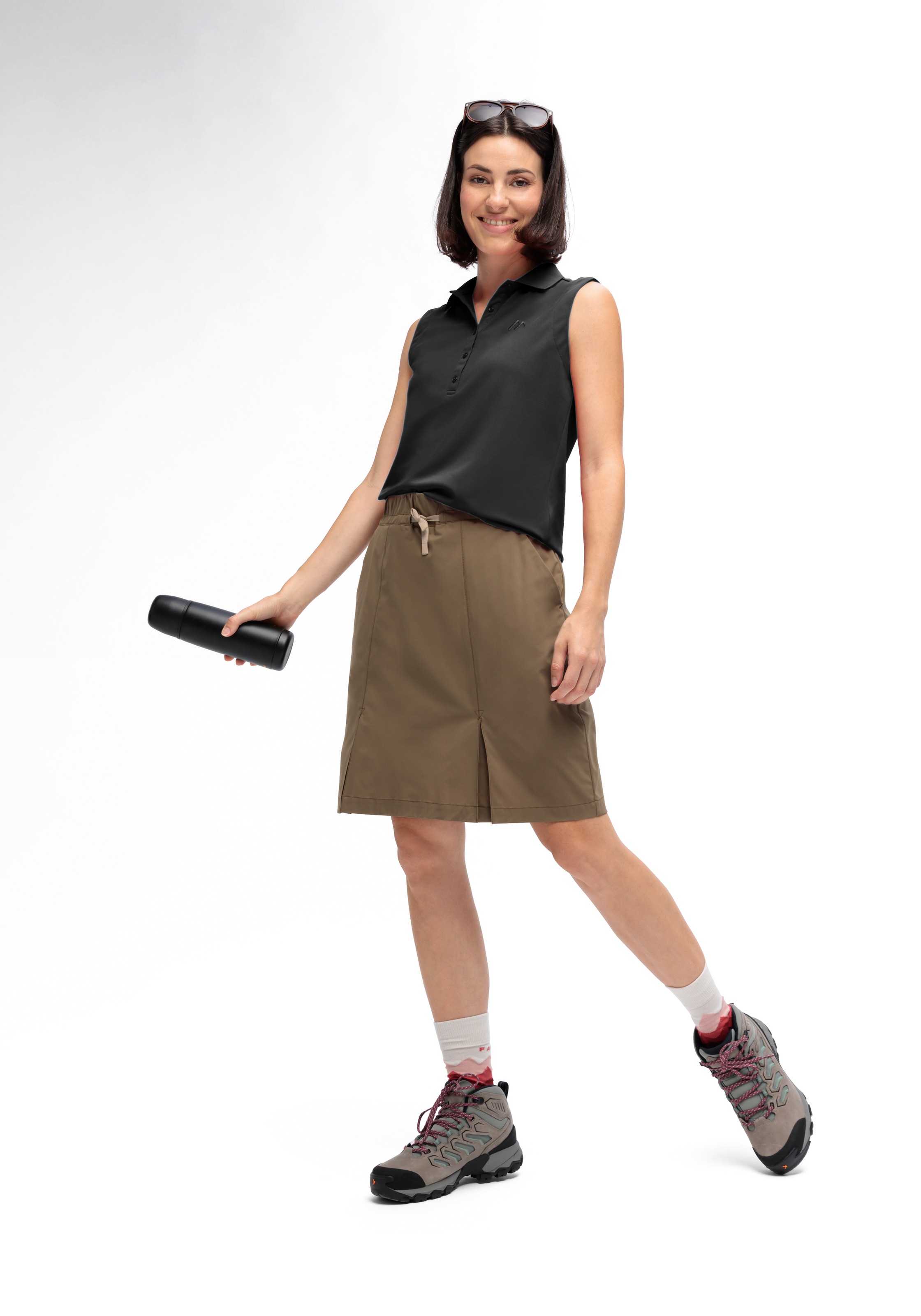 Maier Sports Poloshirt »Ulrike sleeveless«, Damen Funktionsshirt, ärmelloses Freizeitshirt, Regular Fit