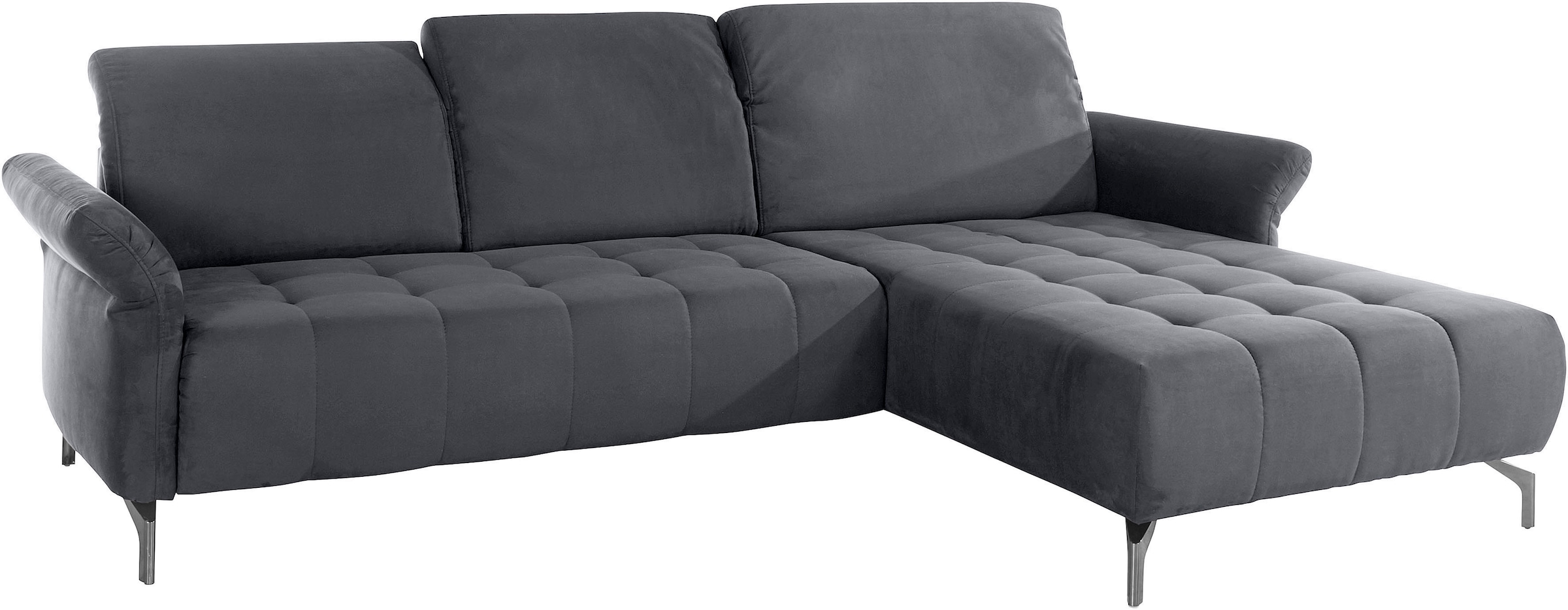 Home affaire Ecksofa »Fresh L-Form« Federkern, wahlweise Kopfteilverstellung und motorischer Vorziehsitz
