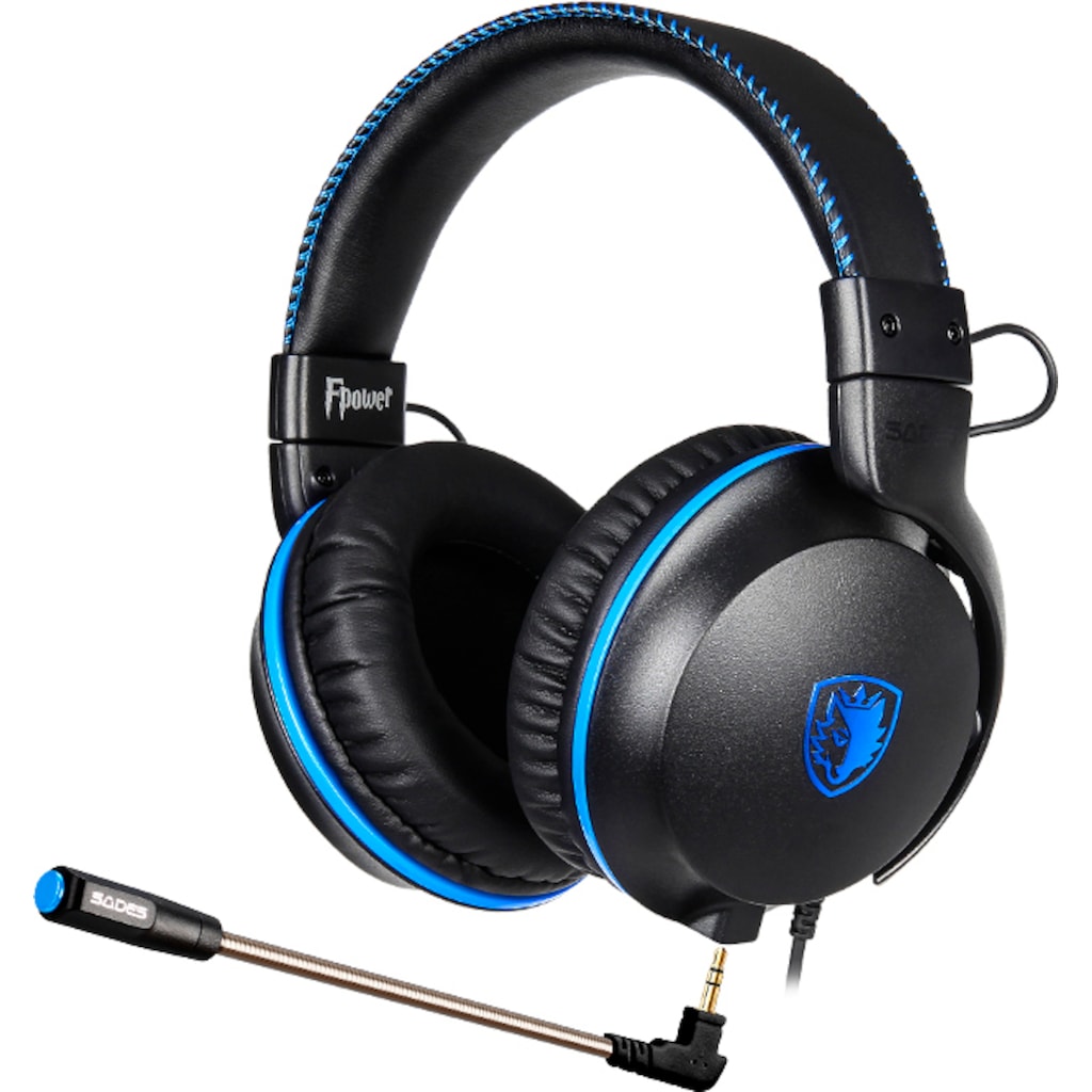 Sades Gaming-Headset »Fpower SA-717«, Mikrofon abnehmbar