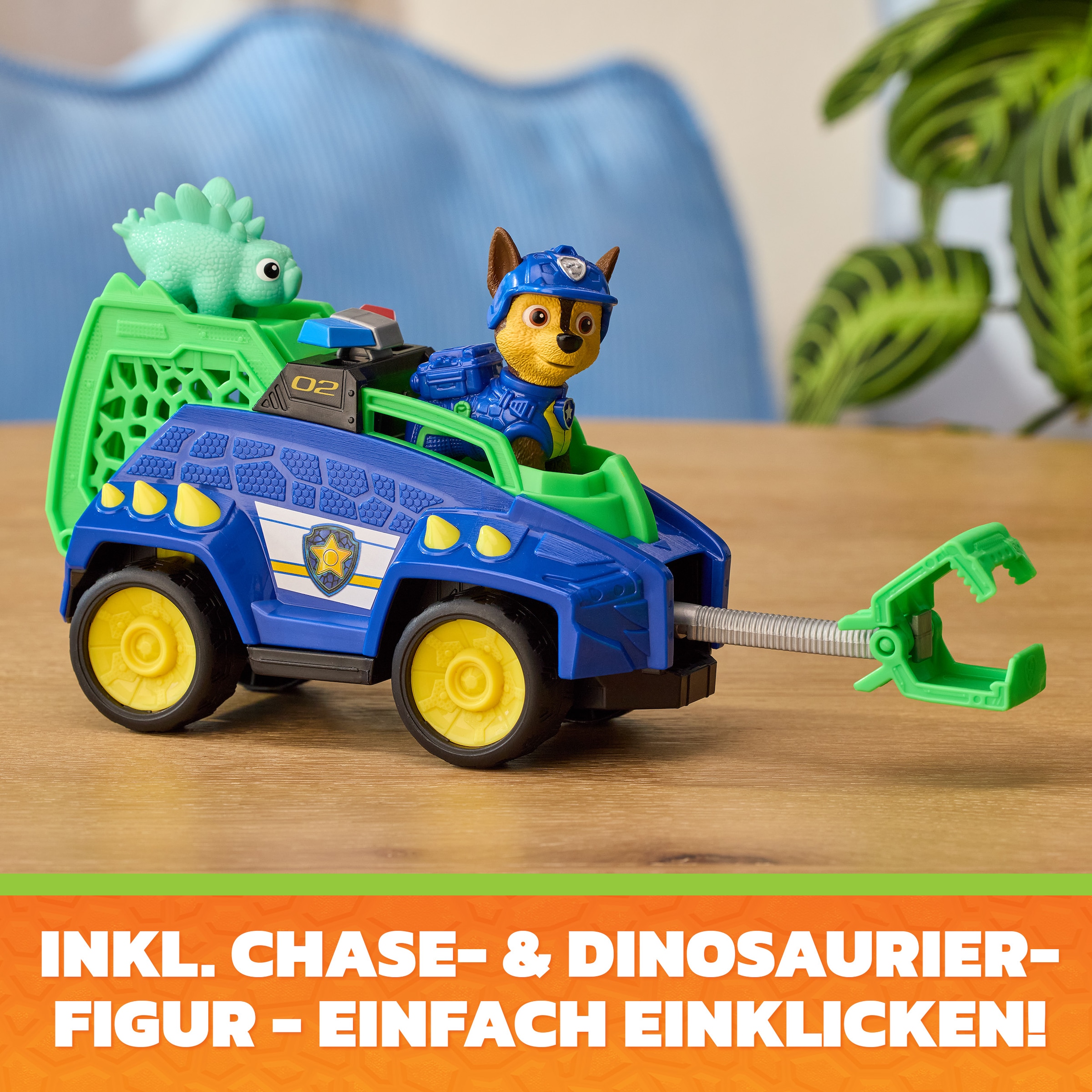 Spin Master Spielzeug-Auto »PAW Patrol: Der Dino Film, Chases Dino-Rettungs-Cruiser«