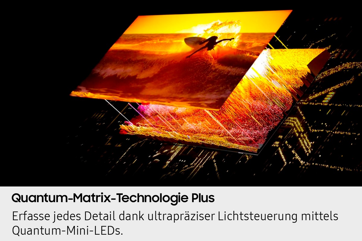 Samsung QLED-Fernseher »GQ85QN85FAU« 214 cm/85 ″ Smart-TV NQ HDR+, 4K AI Upscaling, Dolby Atmos & AI Sound, Gaming bis zu 144Hz