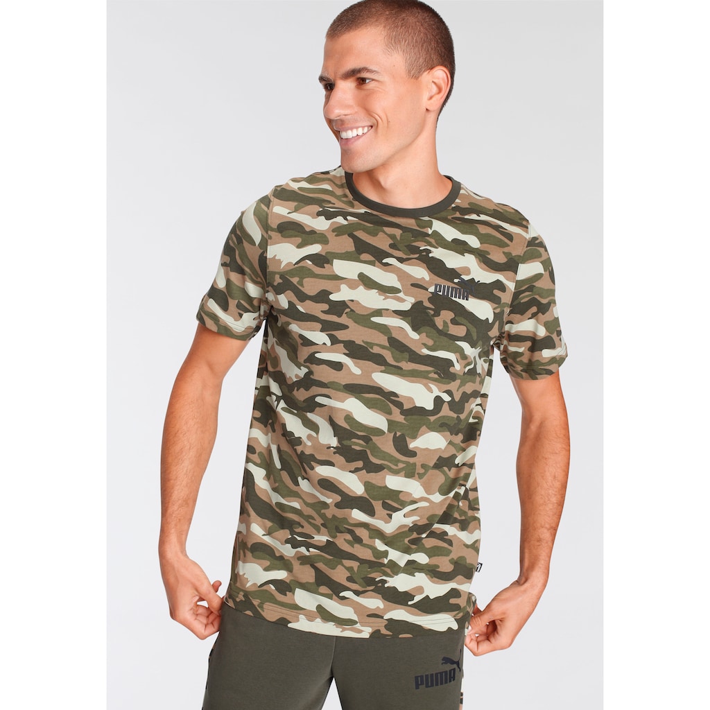 PUMA T-Shirt »ESS+ Camo AOP Tee«