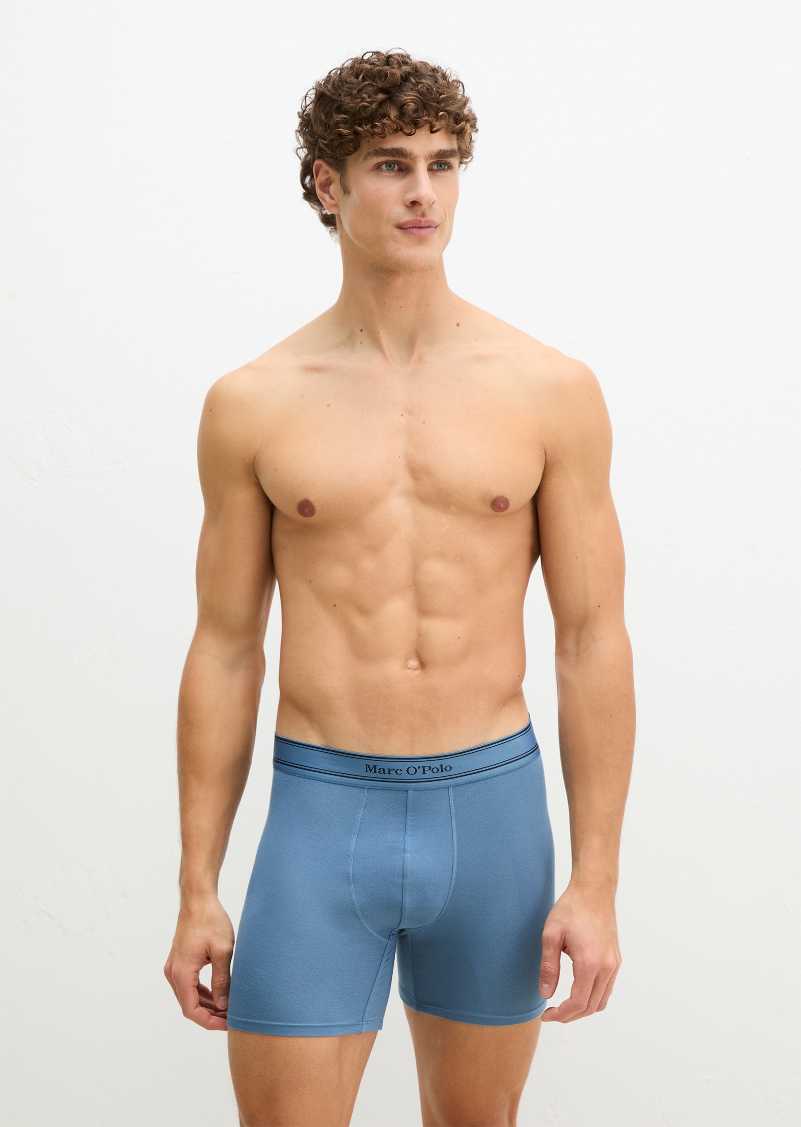 Marc O'Polo Retro Pants »Modal« mit etwas längerem Bein, Logobund, ohne Eingriff