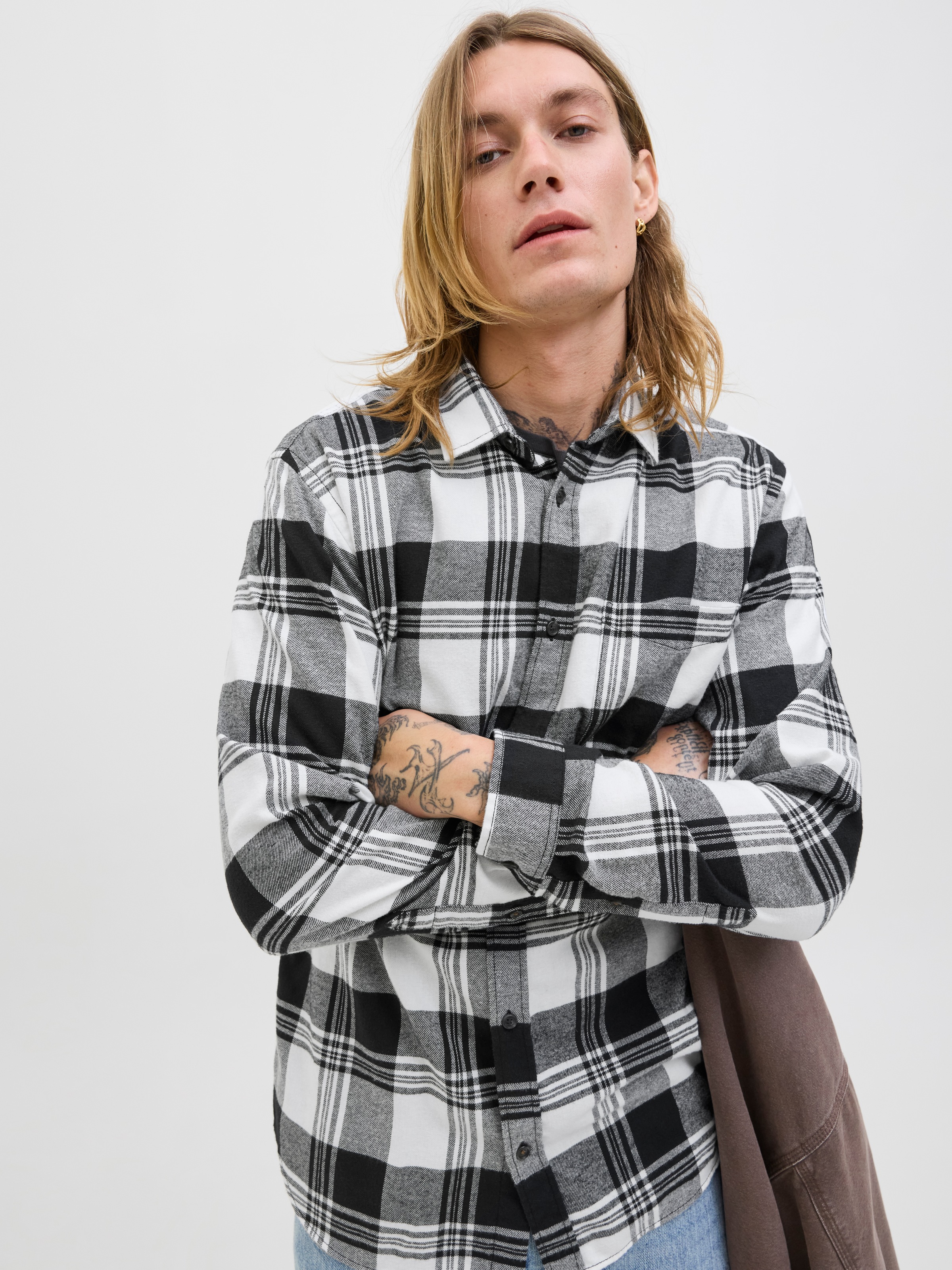 Jack & Jones Langarmhemd »JJJAMES BUFFALO SHIRT LS«