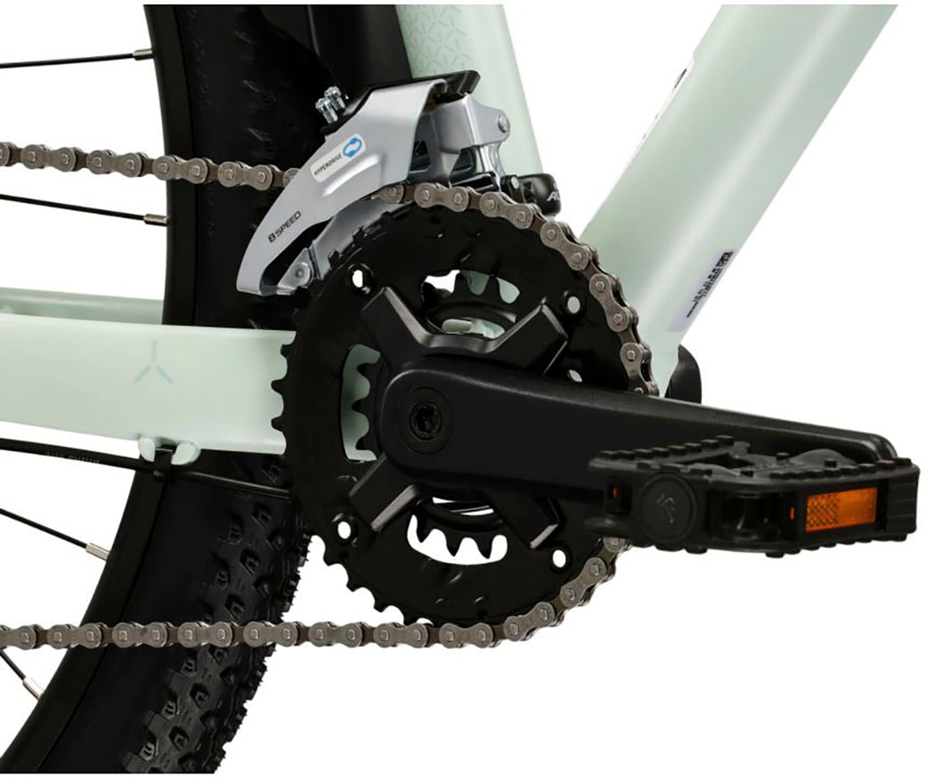 Kross Mountainbike »Damen Hardtail Lea 4.0 EQ«, 16 Gang, Shimano, ACERA M3020 Schaltwerk, Kettenschaltung