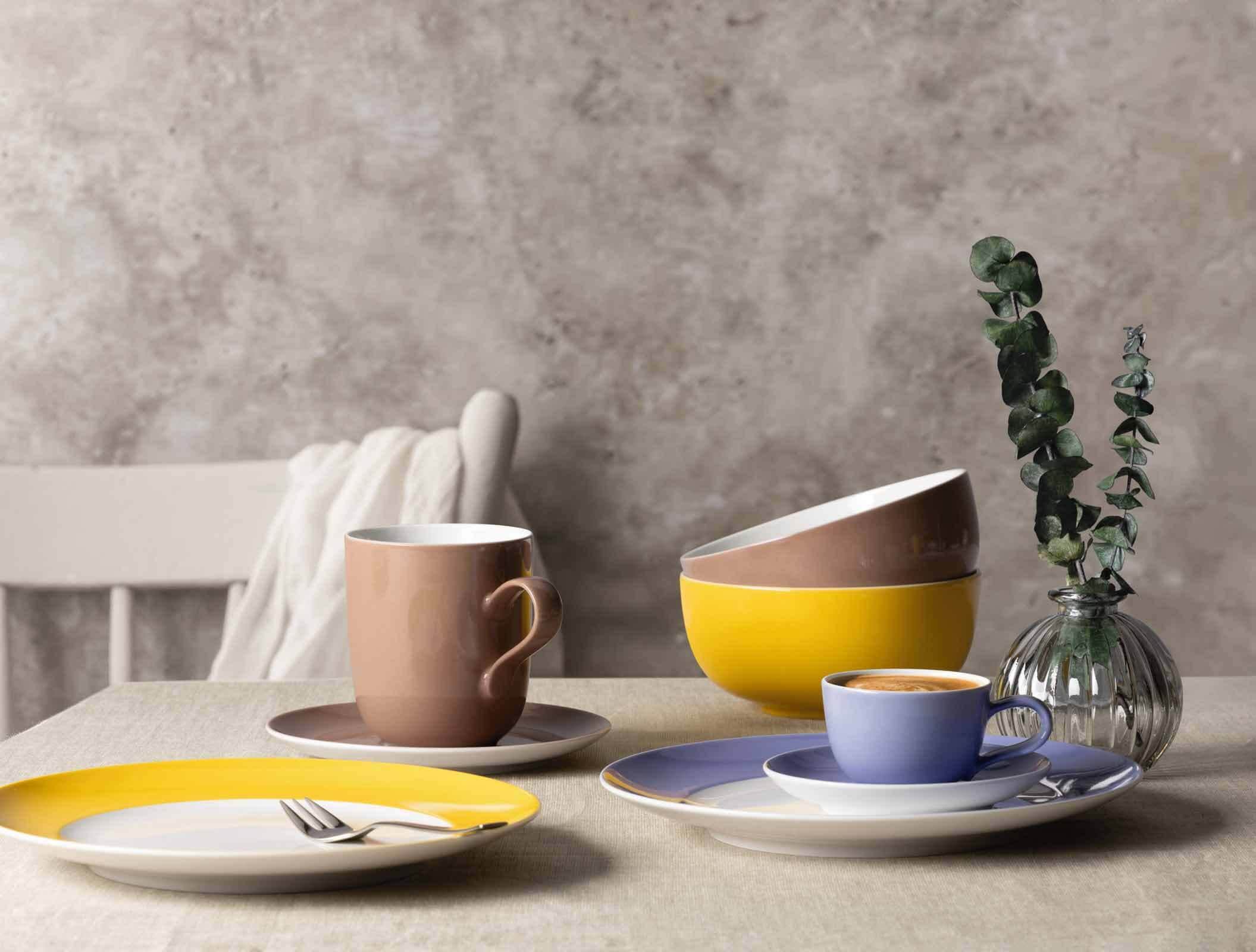 Seltmann Weiden Untertasse »Teeuntertassen Liberty Pure Colors ø 13 cm 6er Set« Spülmaschinenfest, Mikrowellensicher, Ofenfest